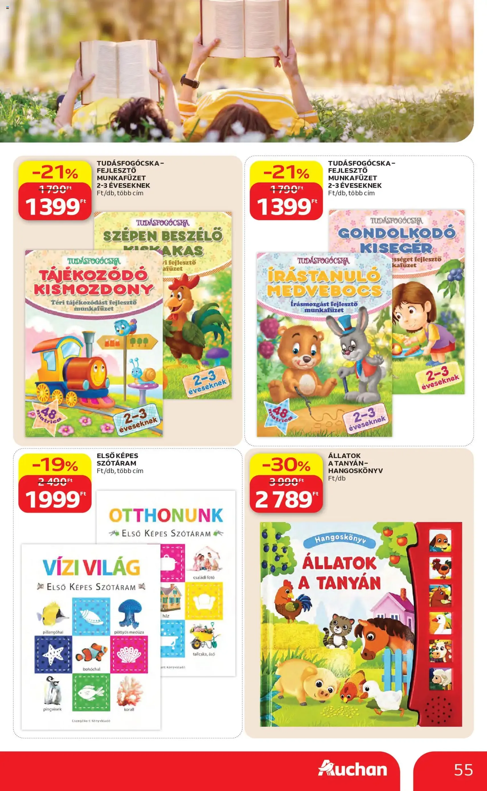 Auchan akciós újság - 2026.05.07. érvényes szórólap 55 oldal 60 oldalból