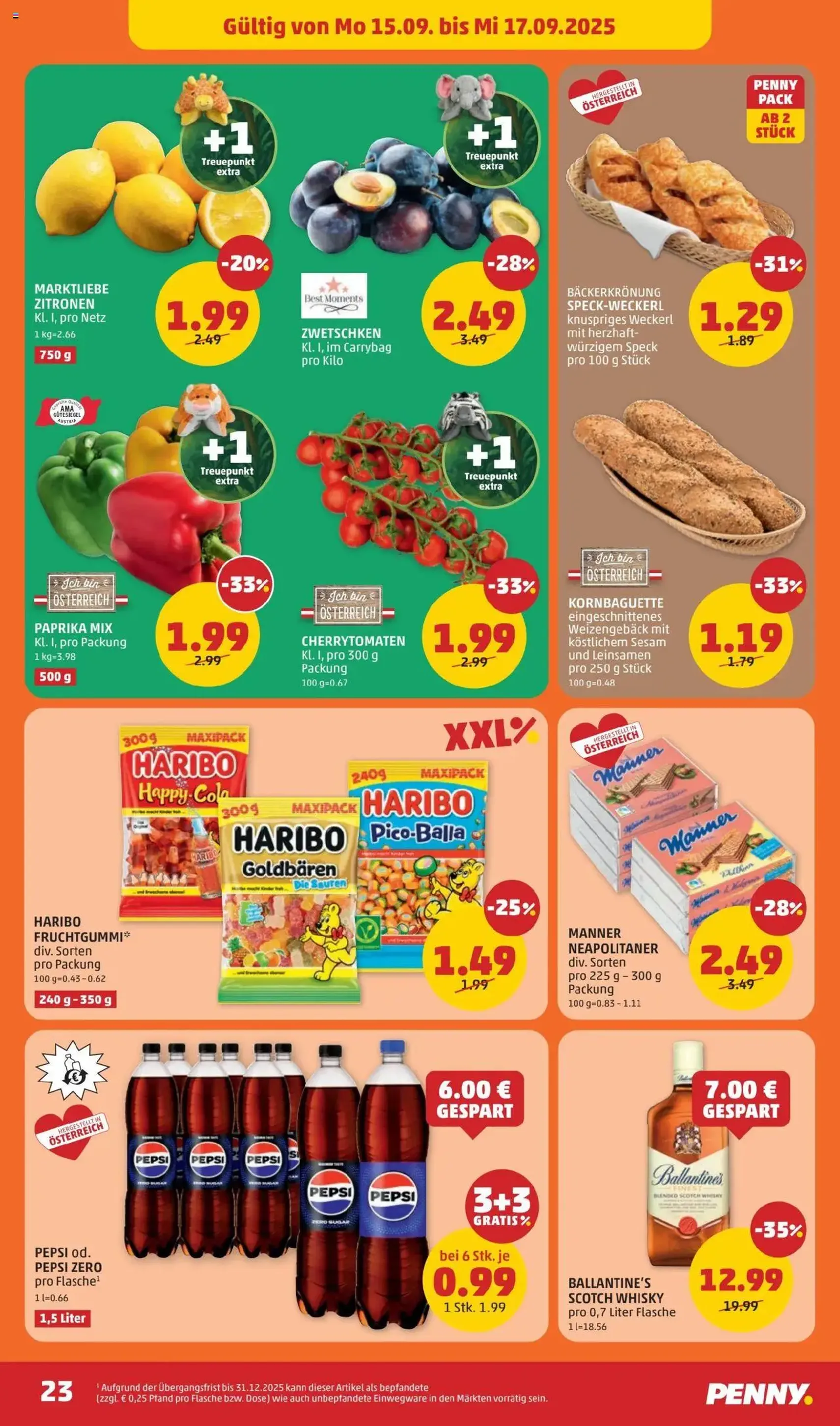 Penny Markt Flugblatt - Gültiger Prospekt ab 11.09.2025, Seite 23 von insgesamt 28 Penny Markt Flugblatt - Gültiger Prospekt ab 11.09.2025, Seite 23 von insgesamt 28
