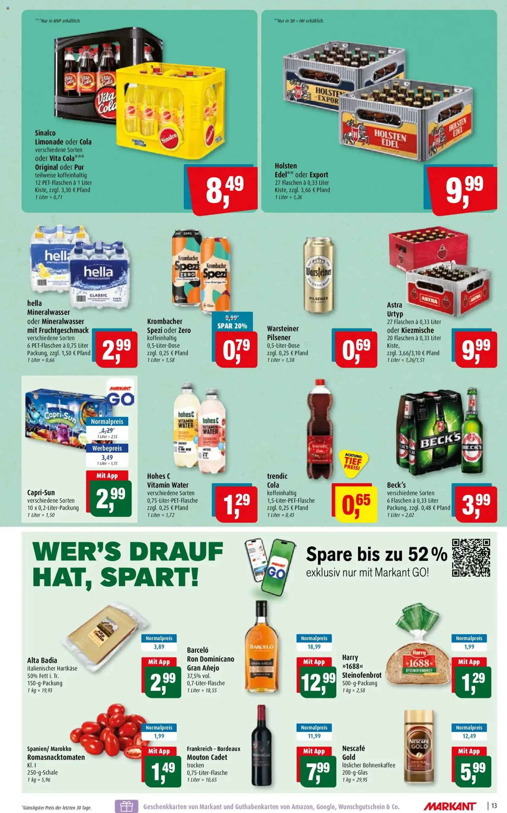Markant Prospekt - Gültiger Prospekt ab 07.09.2026, Seite 13 von insgesamt 14