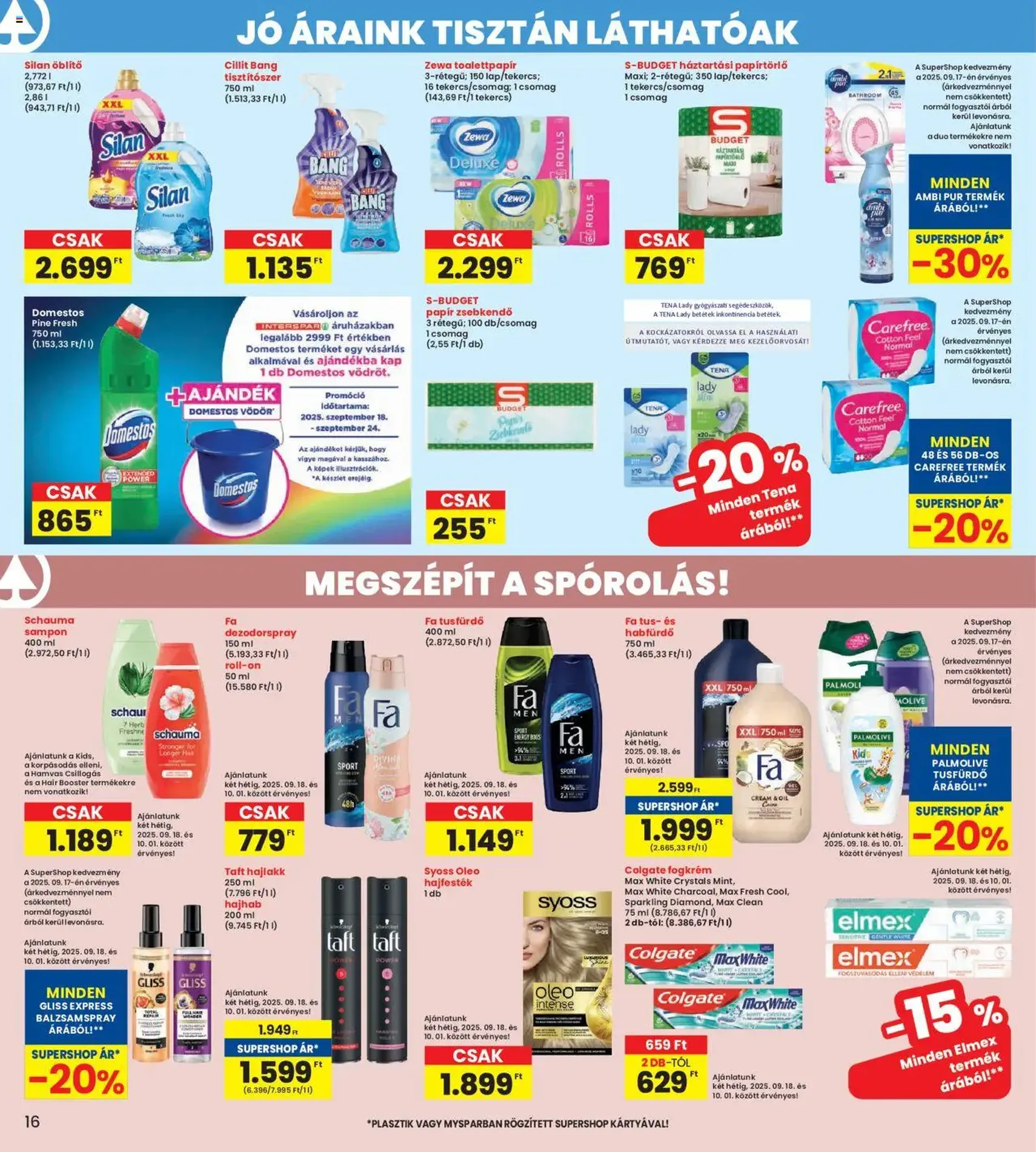 Interspar Akciós újság - 2025.09.18. érvényes szórólap 16 oldal 19 oldalból