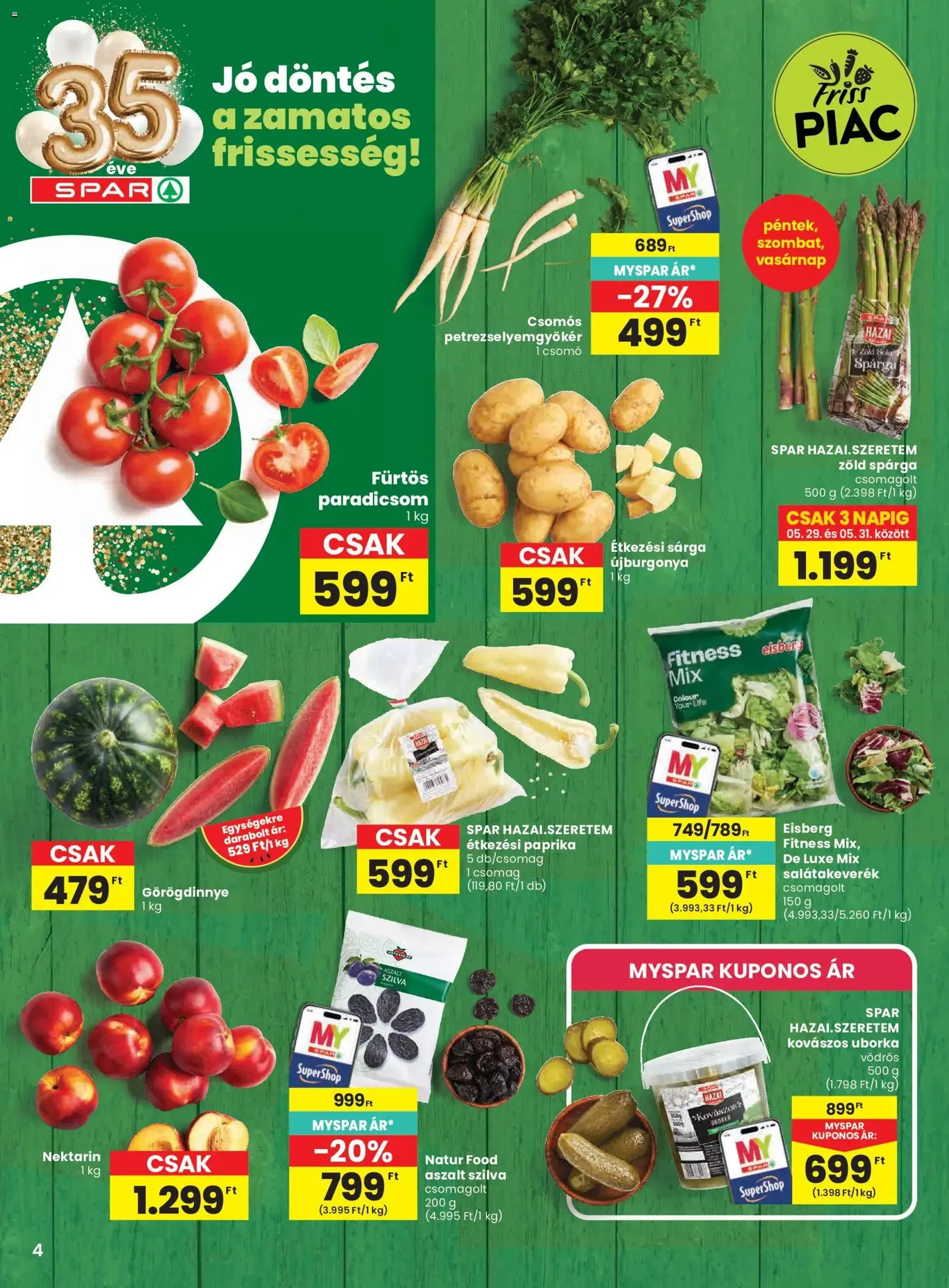 Spar akciós újság - 2026.05.28. érvényes szórólap 4 oldal 20 oldalból