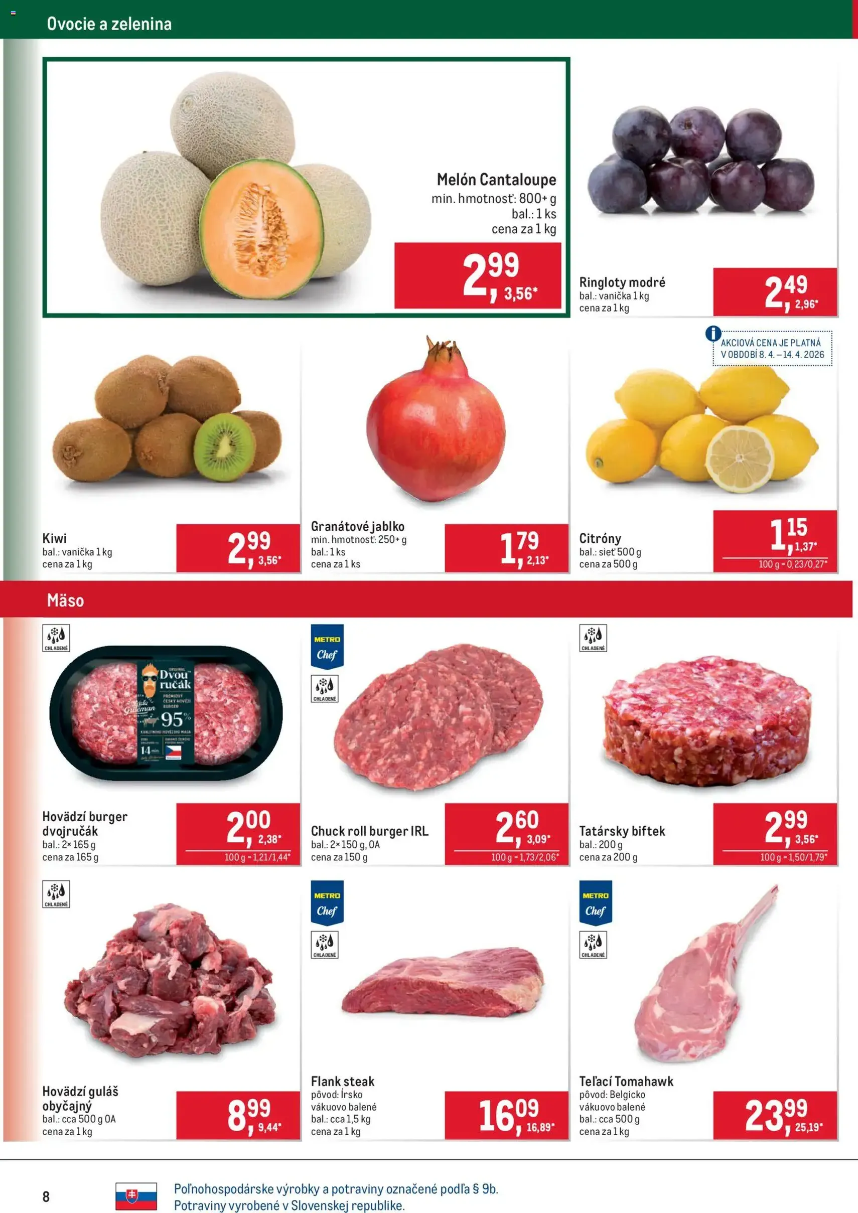 Metro leták - platný leták od 08.04.2026 strana 8 z 40