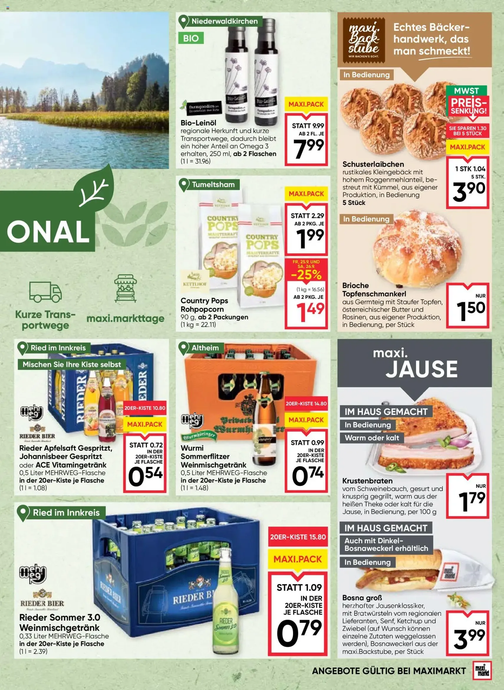 Maximarkt Flugblatt - Gültiger Prospekt ab 24.09.2026, Seite 9 von insgesamt 28