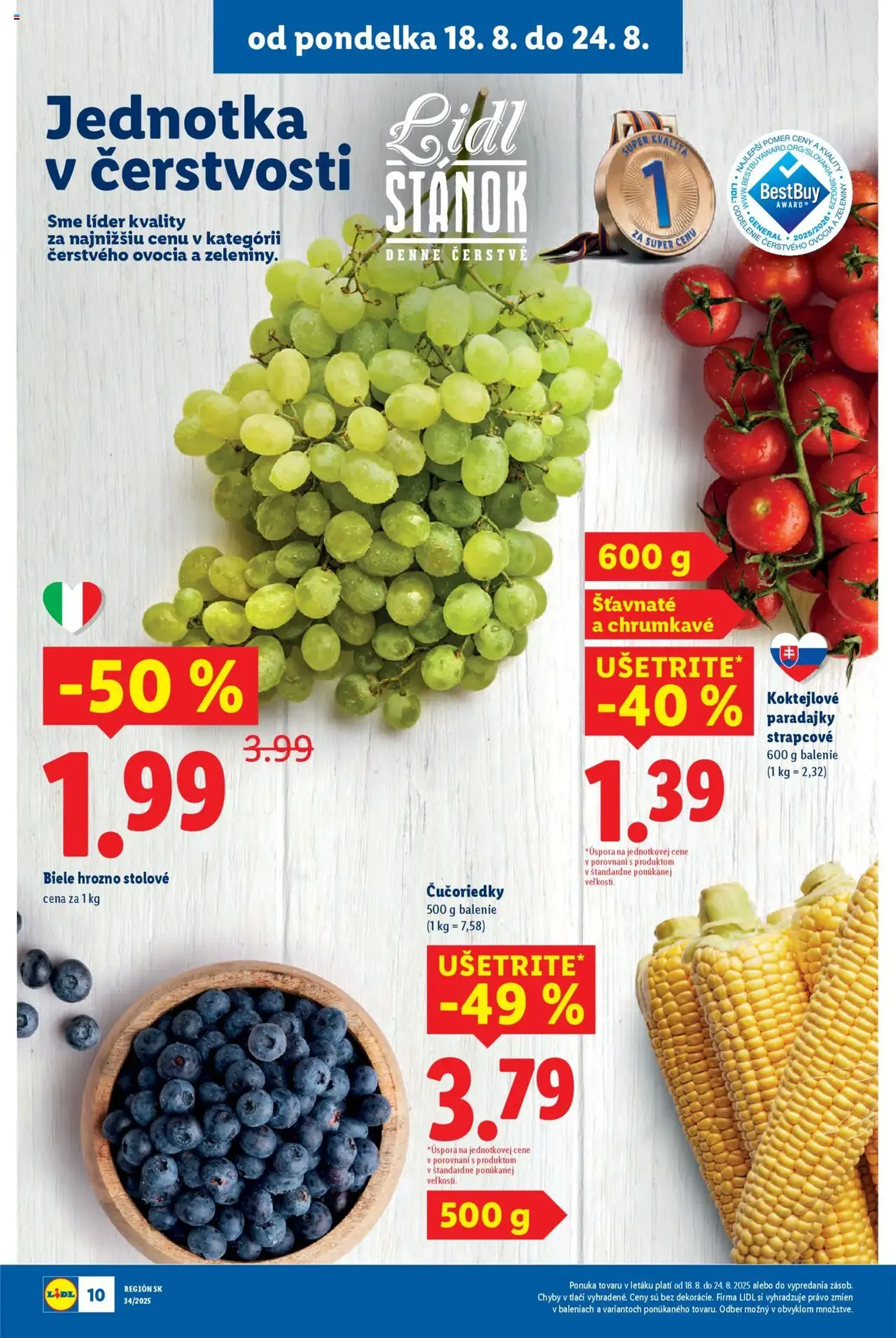 Lidl leták - platný leták od 18.08.2025 strana 10 z 97 Lidl leták - platný leták od 18.08.2025 strana 10 z 97