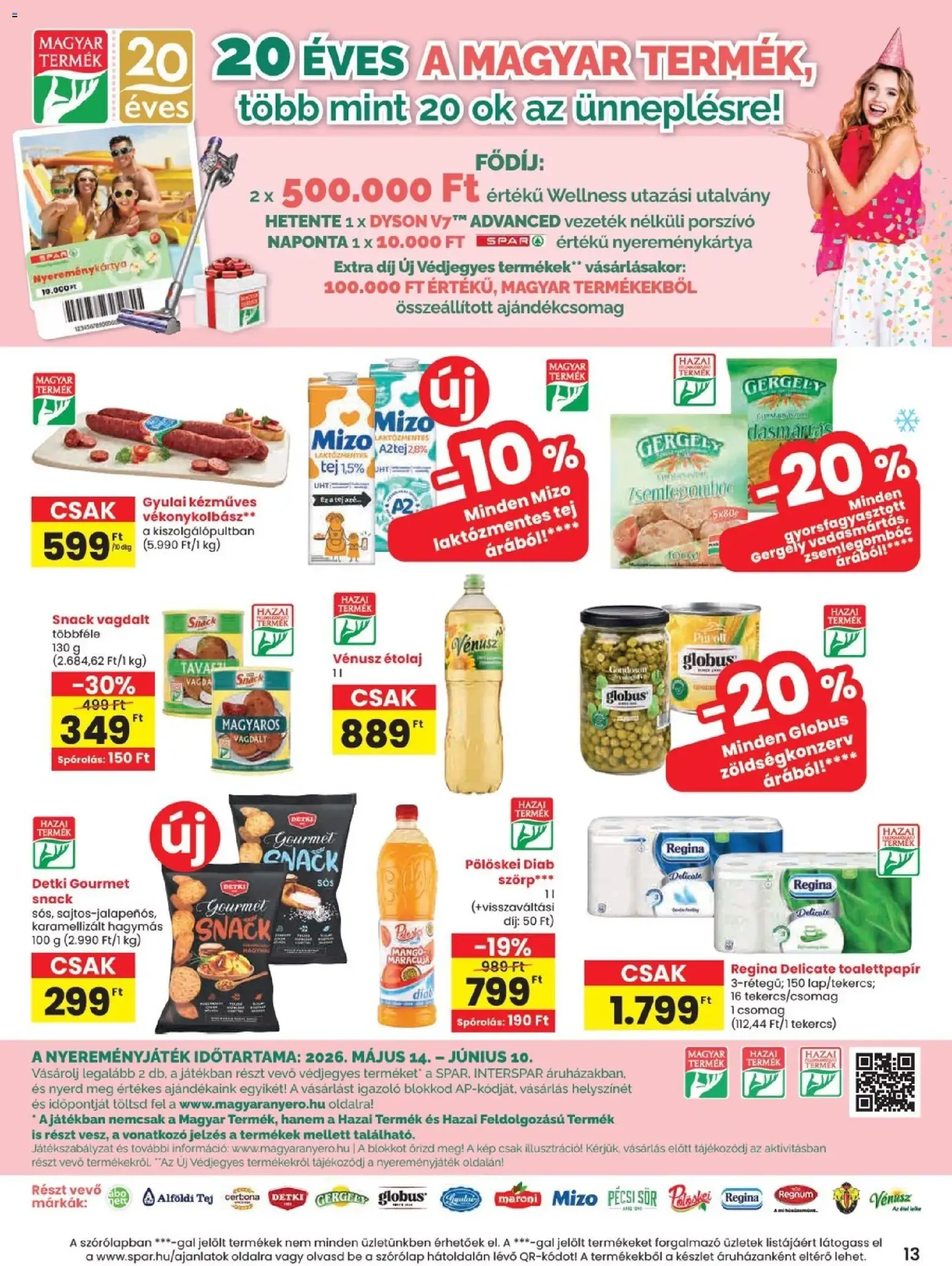 Spar akciós újság - 2026.05.14. érvényes szórólap 13 oldal 20 oldalból
