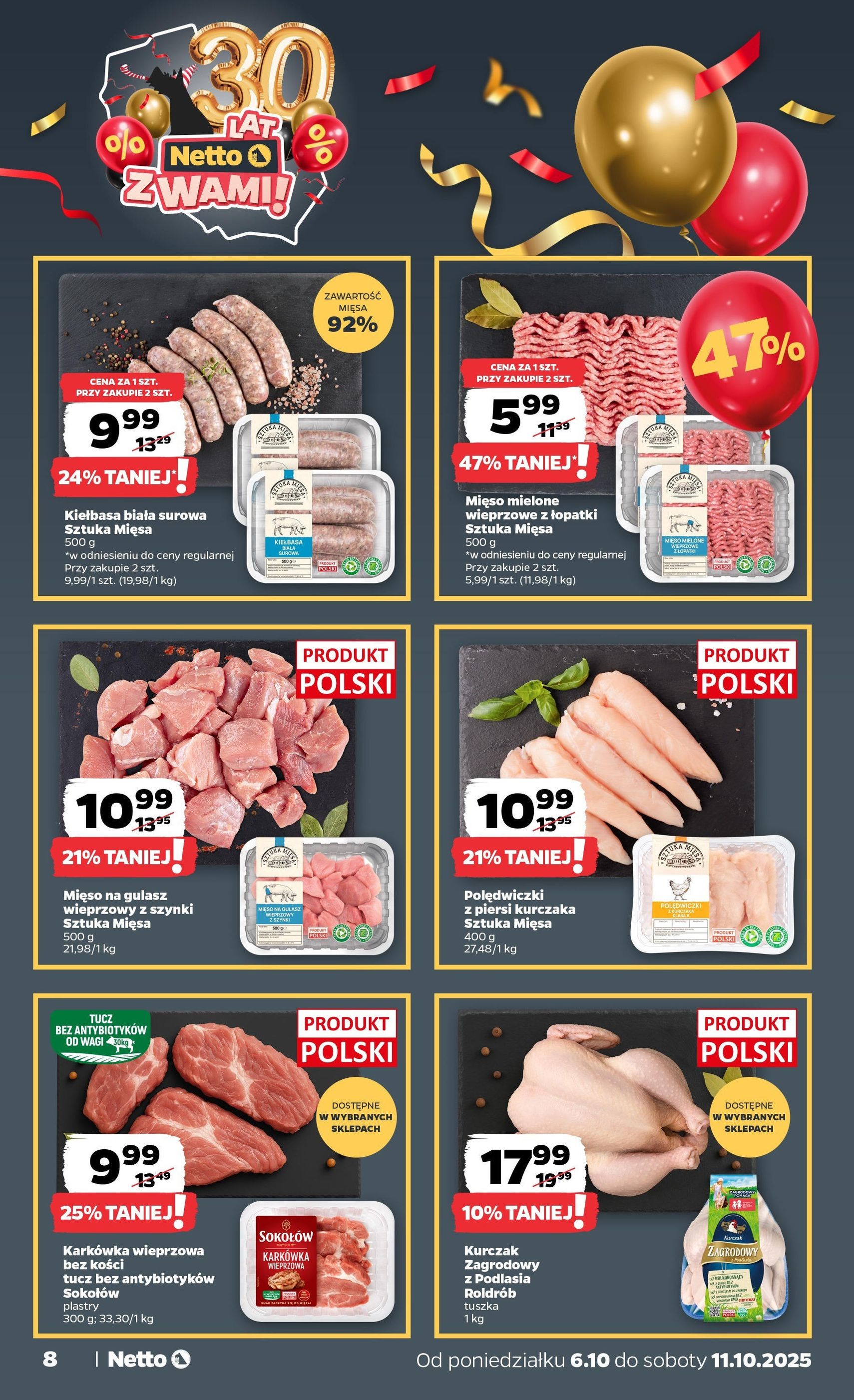 Netto gazetka - Spożywcza - ważny gazetka od 06.10.2025 strona 8 z 34