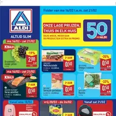 Aldi folder week 8 - voorvertoning van de folder geldig vanaf 16/02/2026