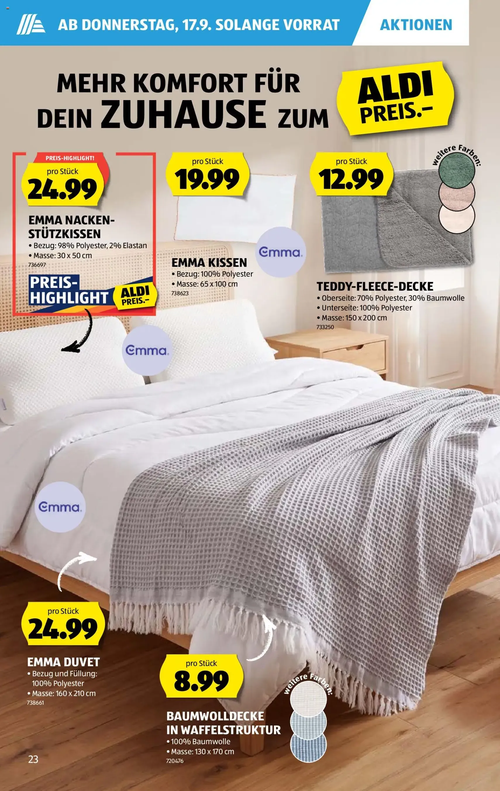 Aldi aktionen - Gültiger Prospekt ab 17.09.2026, Seite 18 von insgesamt 36
