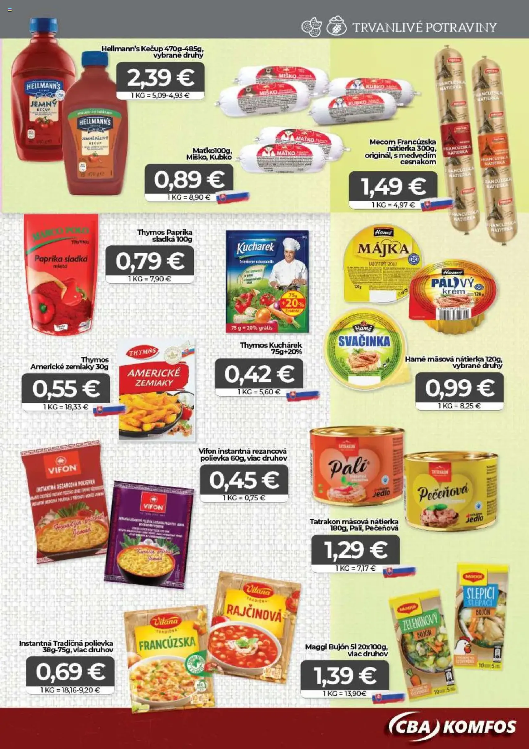 CBA Komfos leták - platný leták od 19.09.2025 strana 7 z 16 CBA Komfos leták - platný leták od 19.09.2025 strana 7 z 16