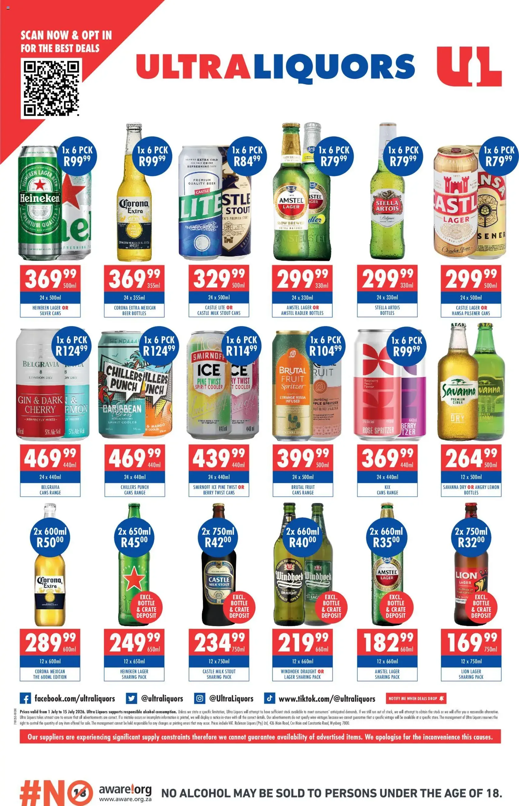Ultra Liquors Specials - valid flyer from 01/07/2026, page 4 of 4