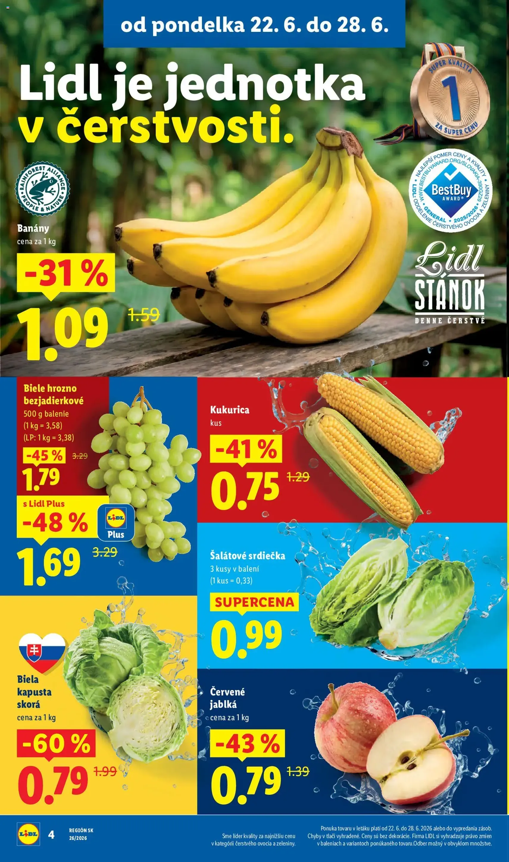 Lidl leták - platný leták od 22.06.2026 strana 6 z 99