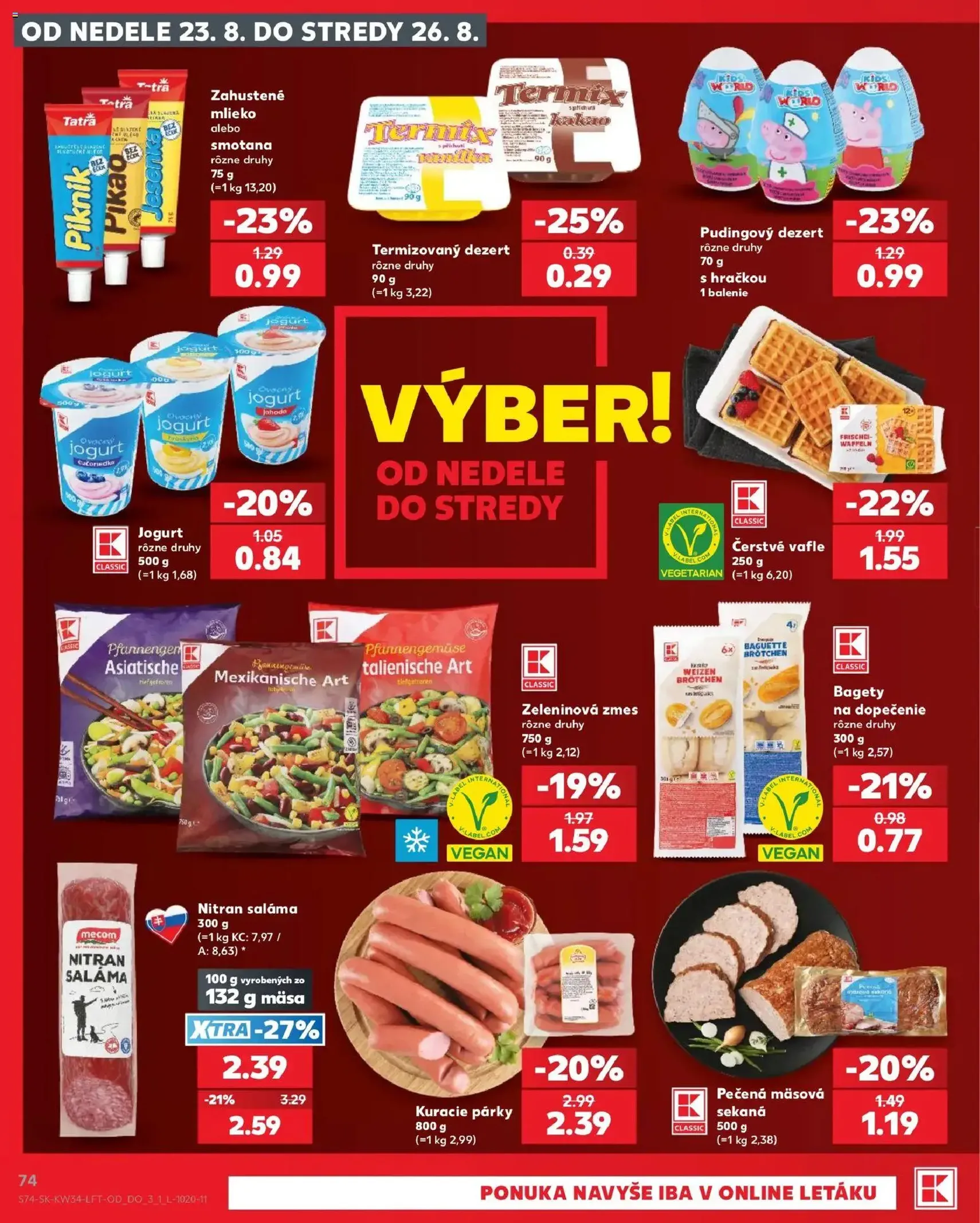 Kaufland leták - platný leták od 20.08.2026 strana 74 z 76