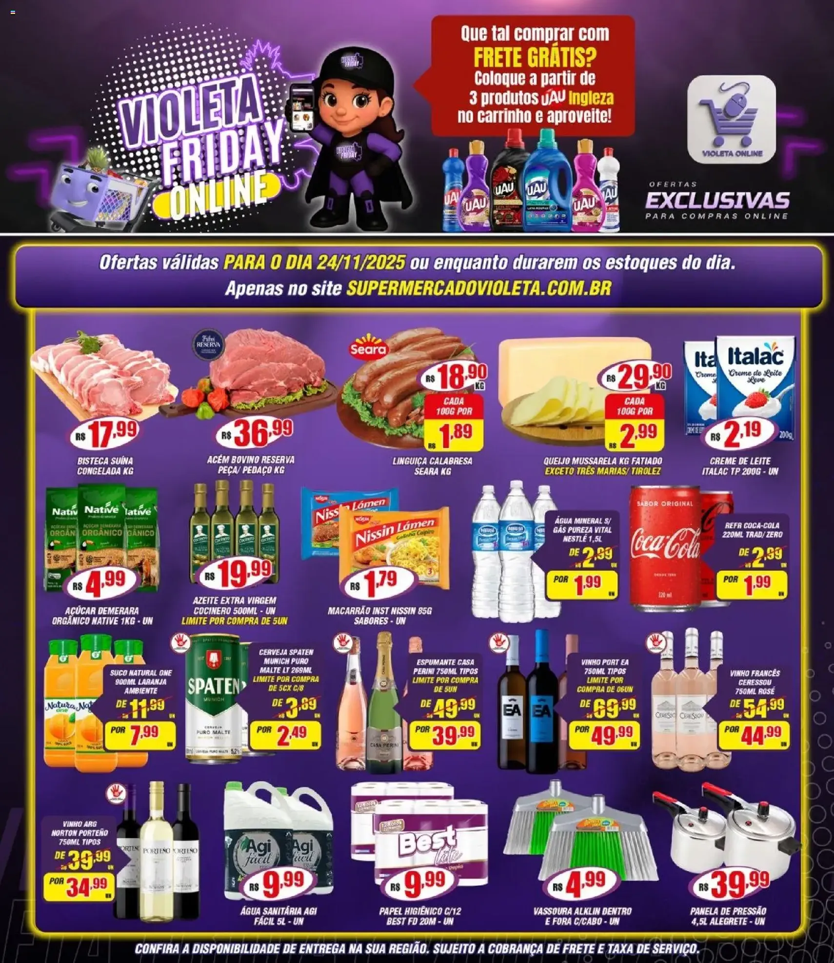Violeta Supermercados Black Friday - folheto válido a partir de 24/11/2025 página 1 de 1