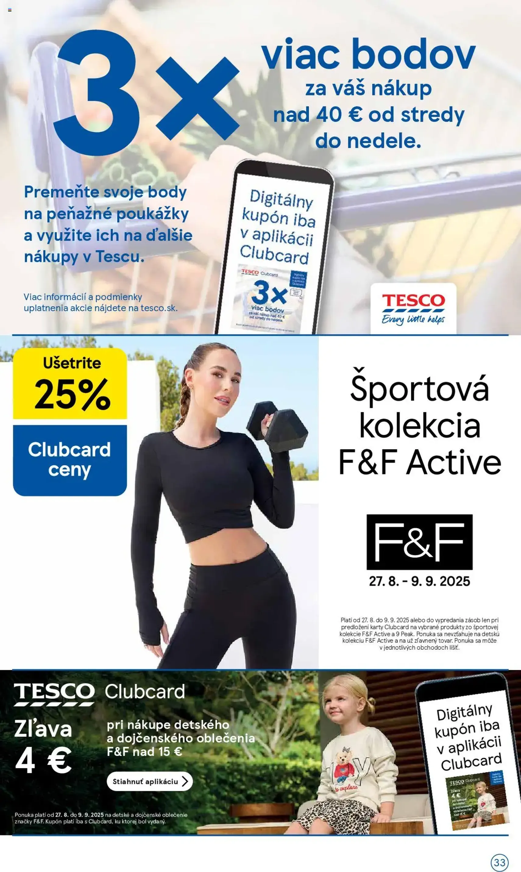 Tesco Hypermarket - leták - platný leták od 27.08.2025 strana 33 z 37