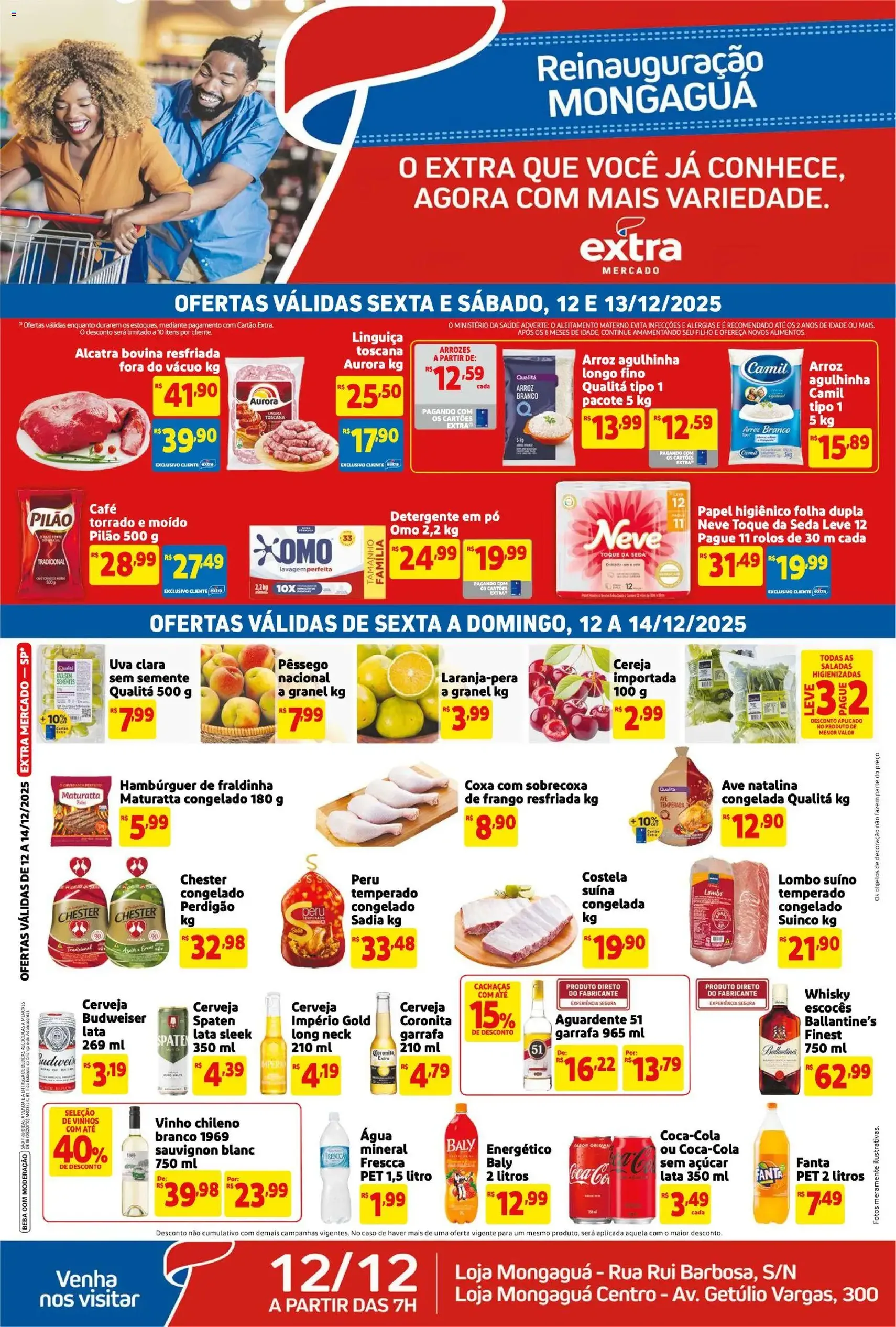 Extra - Ofertas de Mercado Fim de Semana - folheto válido a partir de 12/12/2025 página 1 de 3