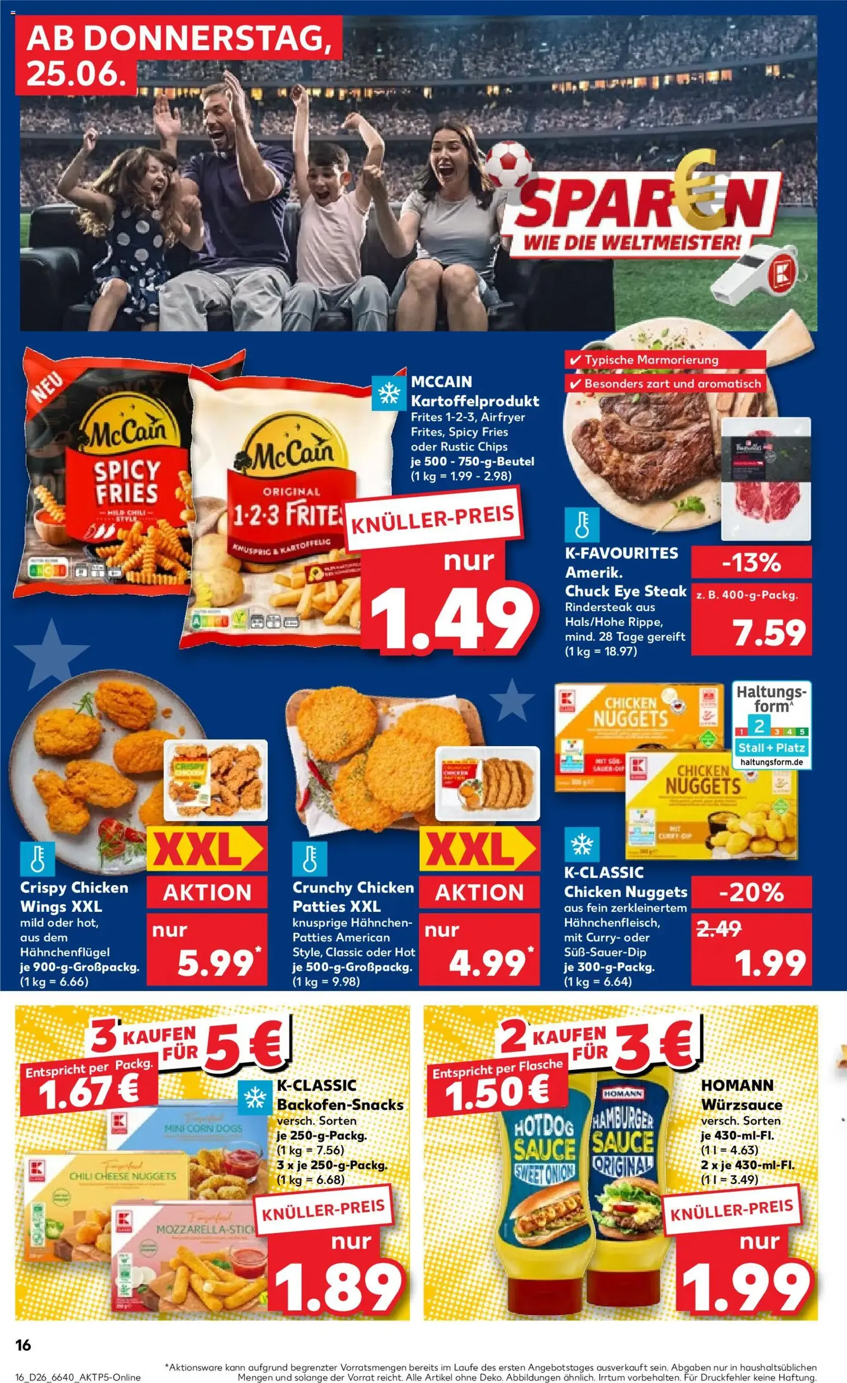 Kaufland Prospekt - Gültiger Prospekt ab 25.06.2026, Seite 16 von insgesamt 58