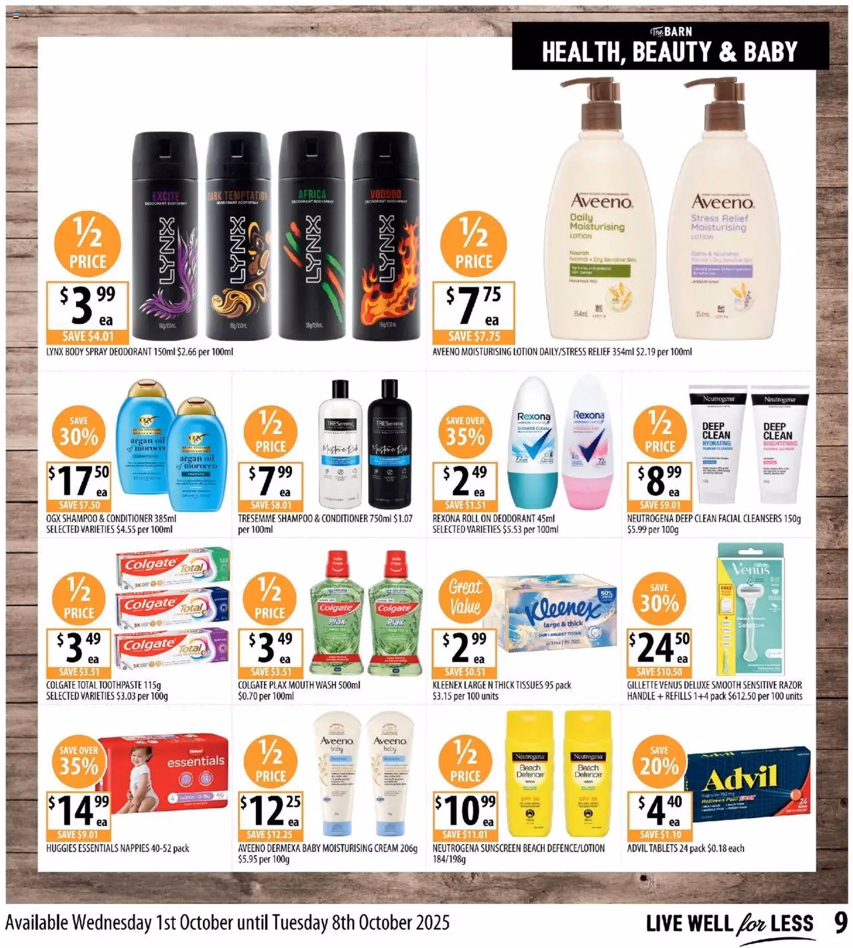 Supabarn Catalogue - valid flyer from 01/10/2025, page 9 of 12 Supabarn Catalogue - valid flyer from 01/10/2025, page 9 of 12