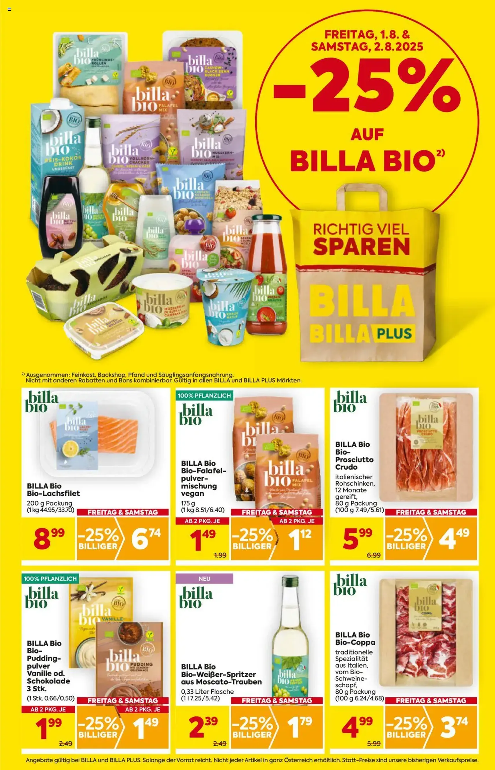 Billa Flugblatt - Gültiger Prospekt ab 31.07.2025, Seite 3 von insgesamt 20 Billa Flugblatt - Gültiger Prospekt ab 31.07.2025, Seite 3 von insgesamt 20