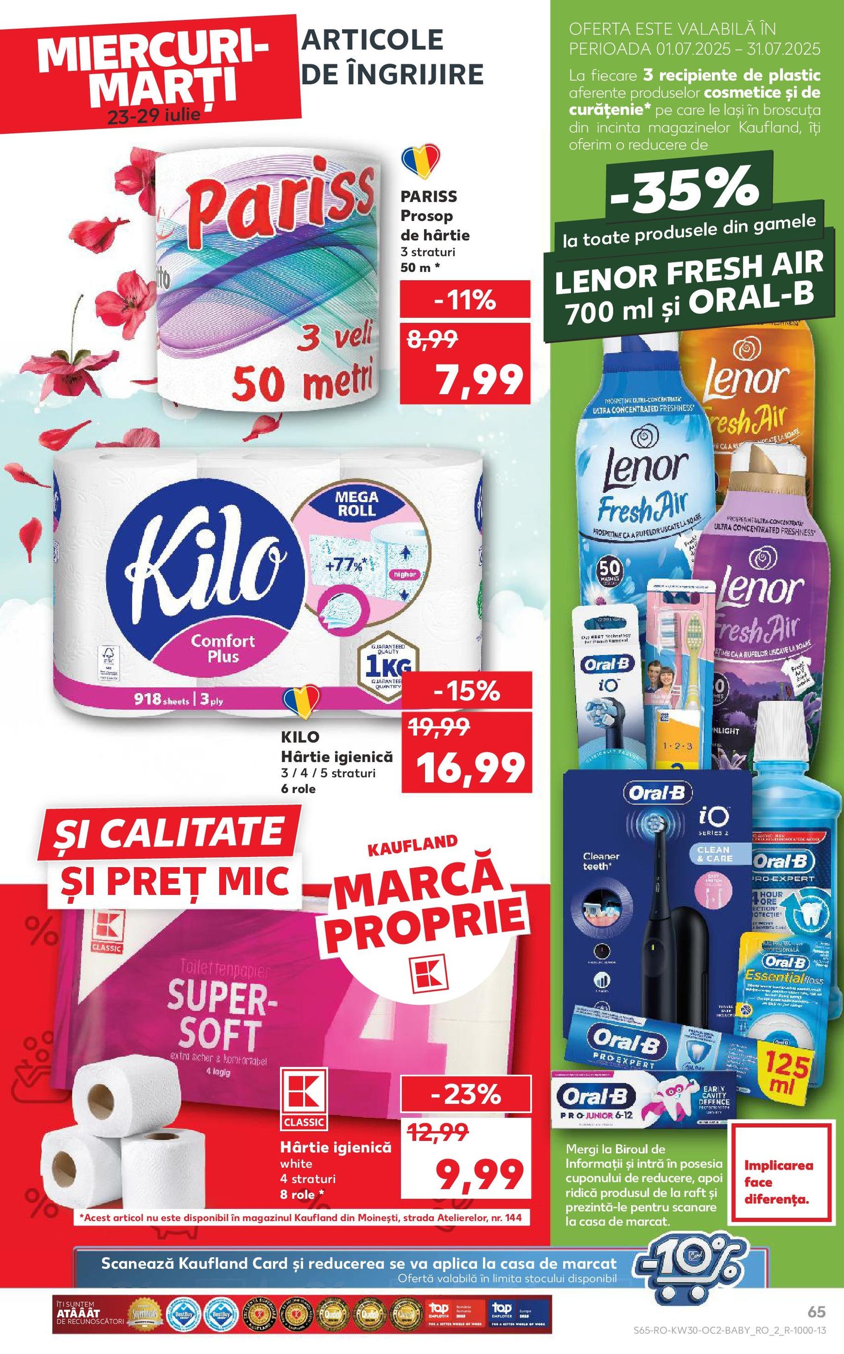 Catalog Kaufland - Bucureşti - cataloage valabile începând cu 23.07.2025 pagina 65 din 72 Catalog Kaufland - Bucureşti - cataloage valabile începând cu 23.07.2025 pagina 65 din 72