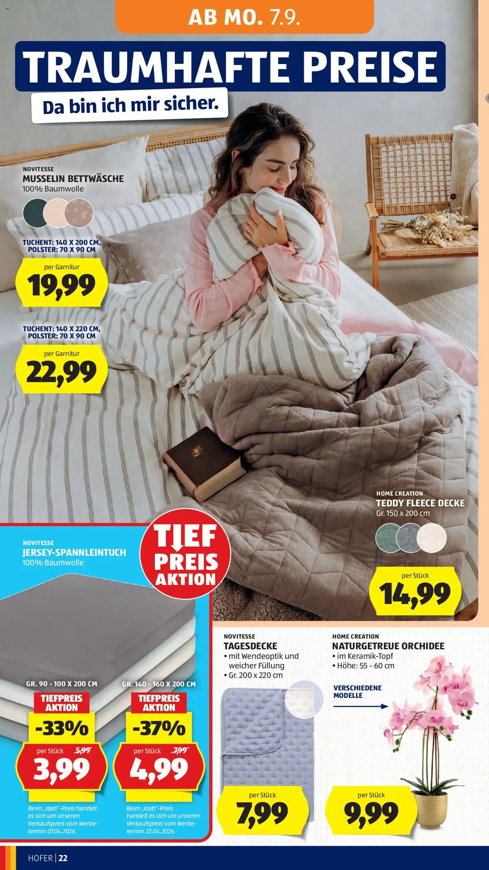 Hofer Flugblatt - Gültiger Prospekt ab 04.09.2026, Seite 30 von insgesamt 44
