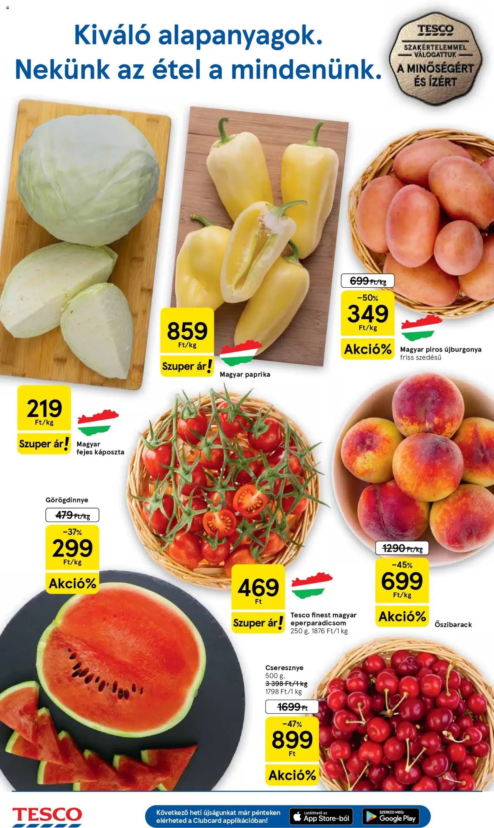 Tesco aktuális akciós újság - 2026.06.18. érvényes szórólap 2 oldal 38 oldalból