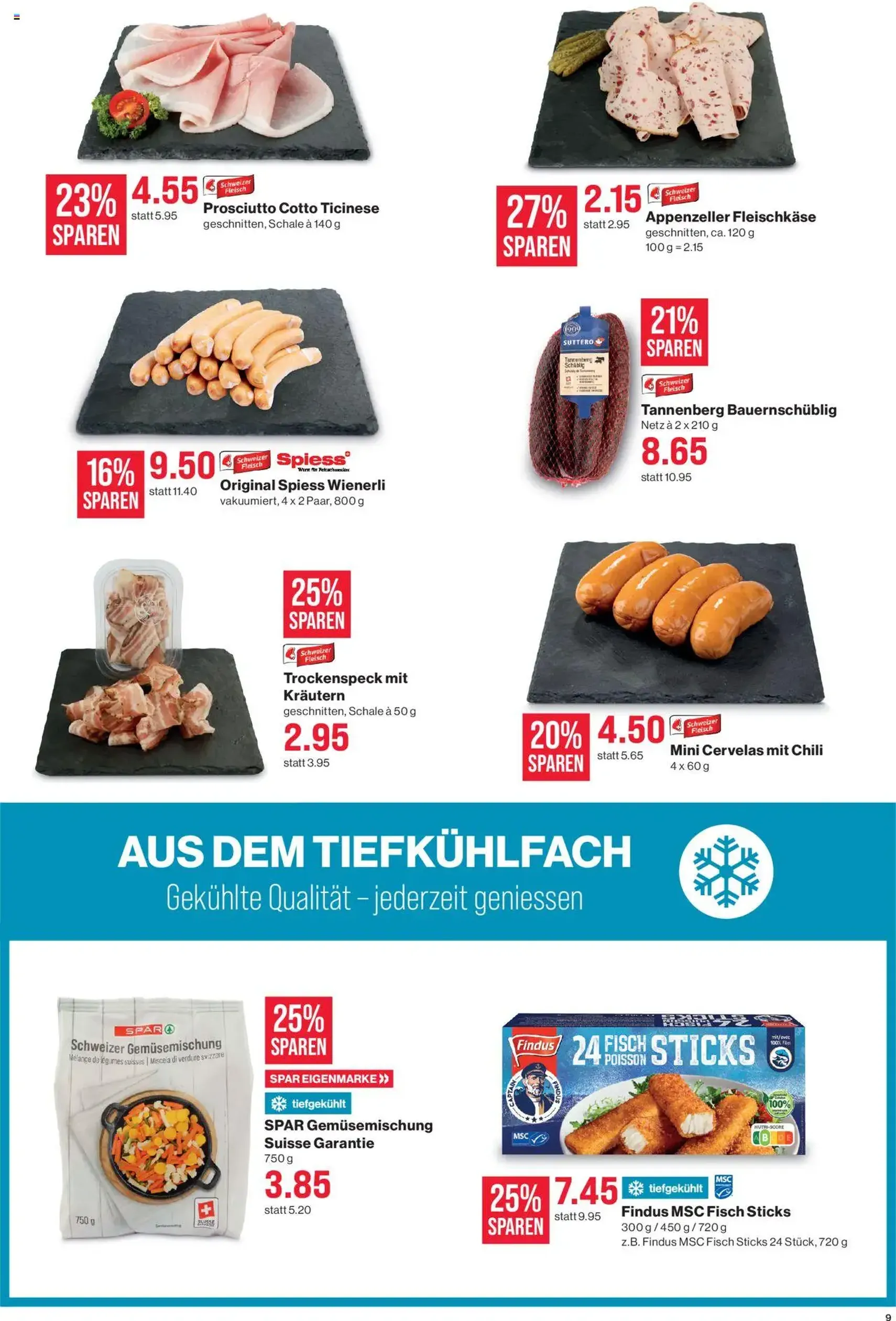 SPAR Aktionen - Gültiger Prospekt ab 21.08.2025, Seite 9 von insgesamt 24