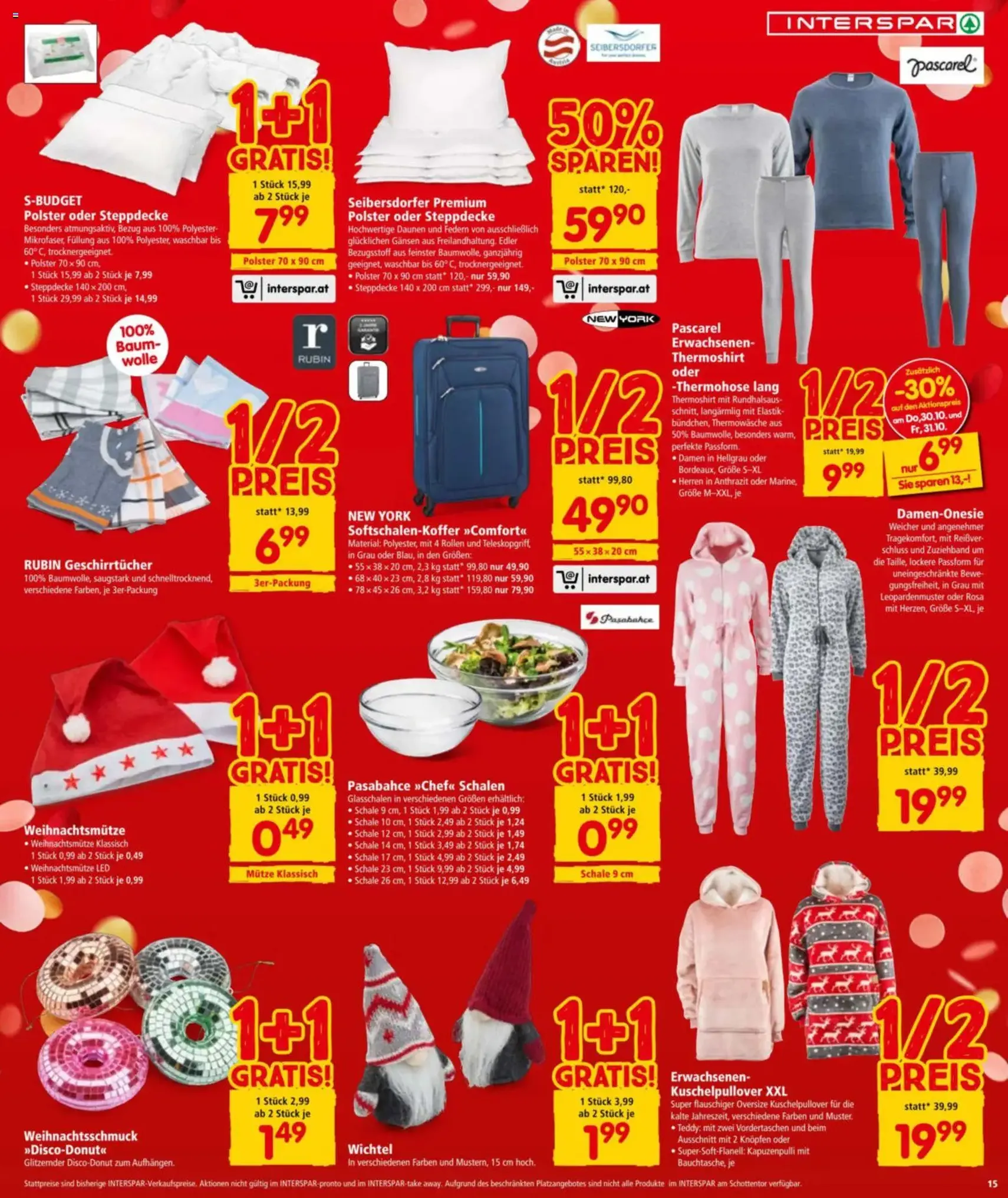 Interspar Flugblatt - Gültiger Prospekt ab 30.10.2025, Seite 15 von insgesamt 16
