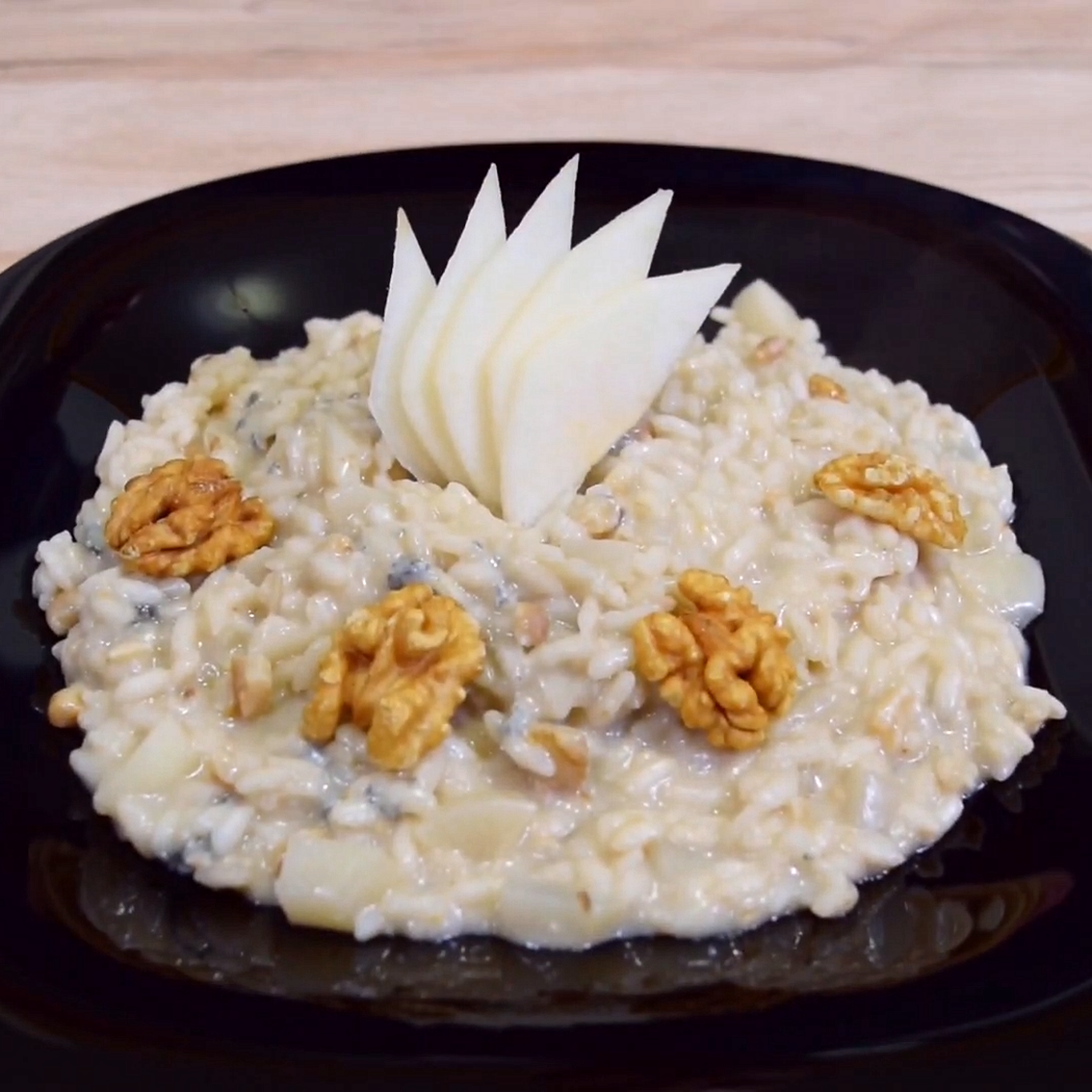 Risotto gorgonzola e noci
