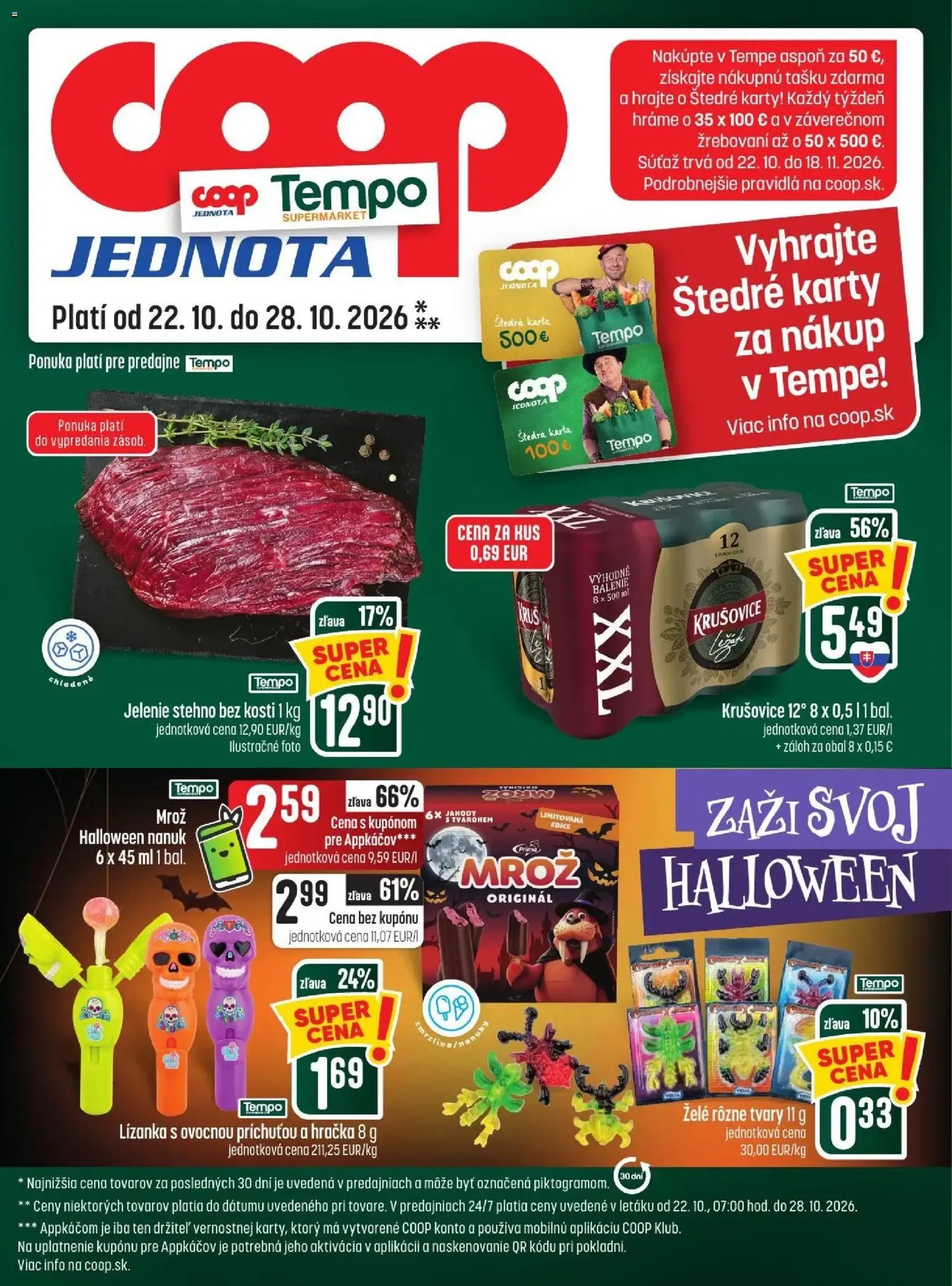 COOP Jednota leták - platný leták od 22.10.2026 strana 25 z 29