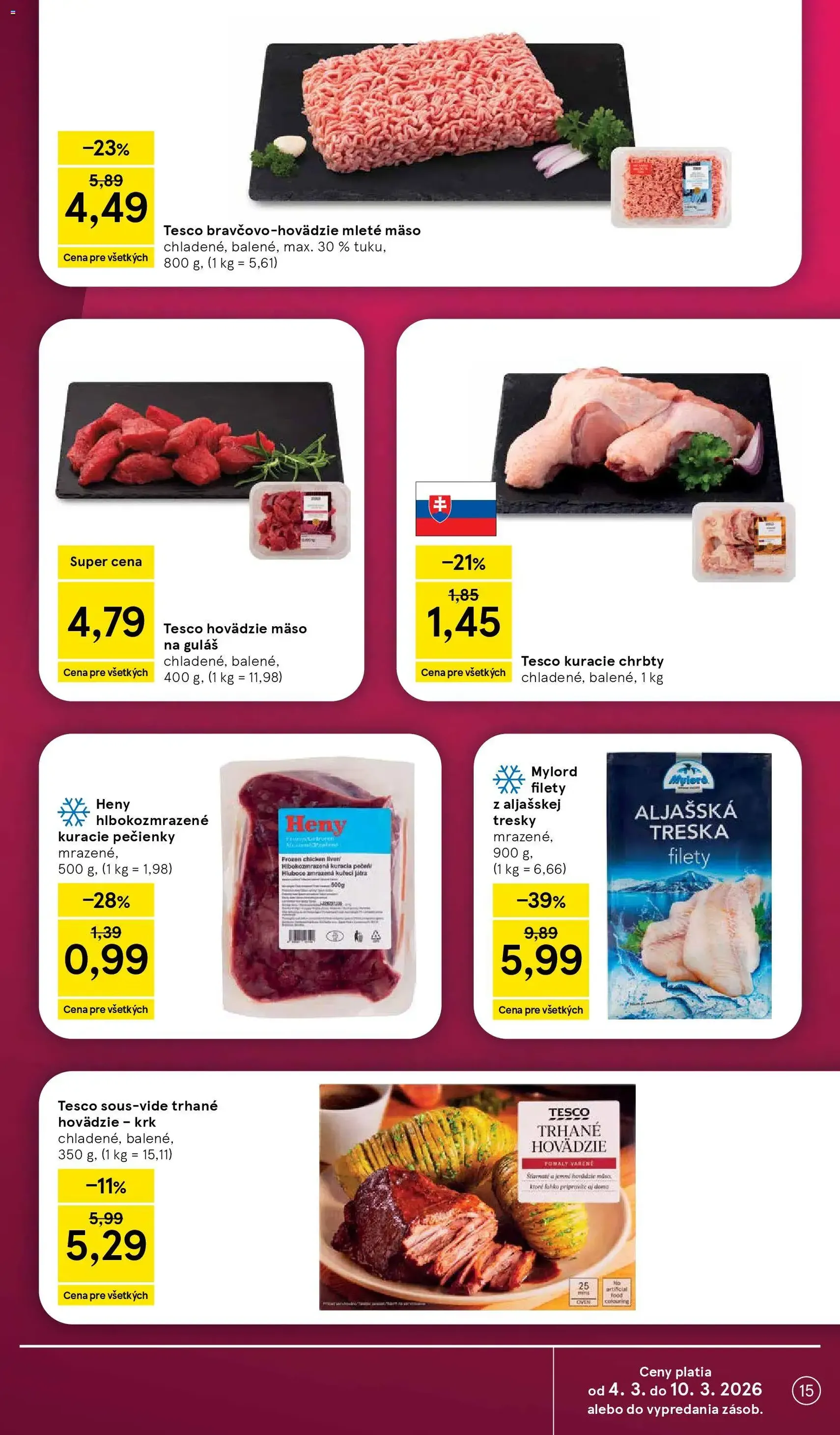 Tesco Hypermarket - leták - platný leták od 04.03.2026 strana 15 z 40