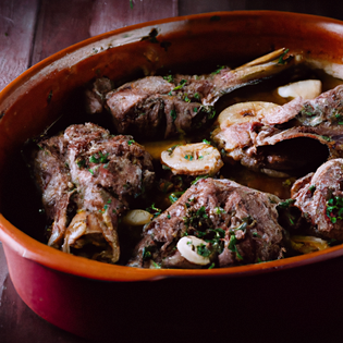 Recipe preview Slow Cooker Rosemary & Red Wine Lamb Shanks