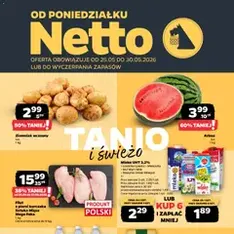 Netto gazetka od poniedziałku spożywcza - podgląd gazetki ważnej od 25.05.2026