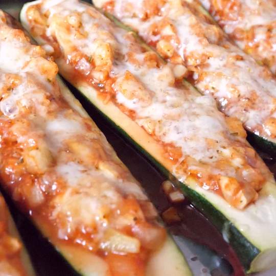 Anteprima ricetta Zucchine ripiene vegetariane