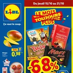 LIDL catalogue - Prévisualisation du catalogue valable à partir du 15/10/2026