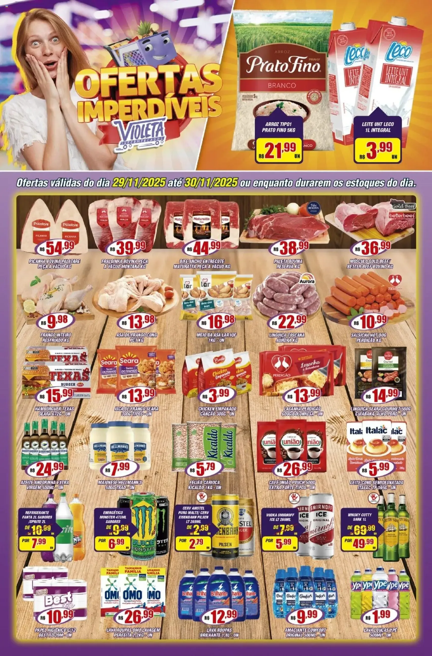 Violeta Supermercados - Ofertas da semana - folheto válido a partir de 29/11/2025 página 1 de 4