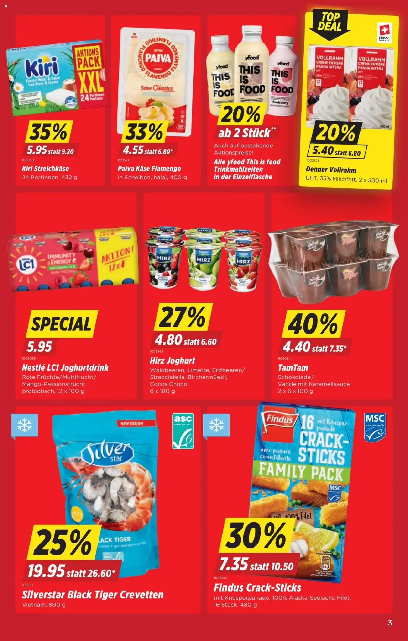 Denner aktionen - Gültiger Prospekt ab 01.10.2026, Seite 3 von insgesamt 24