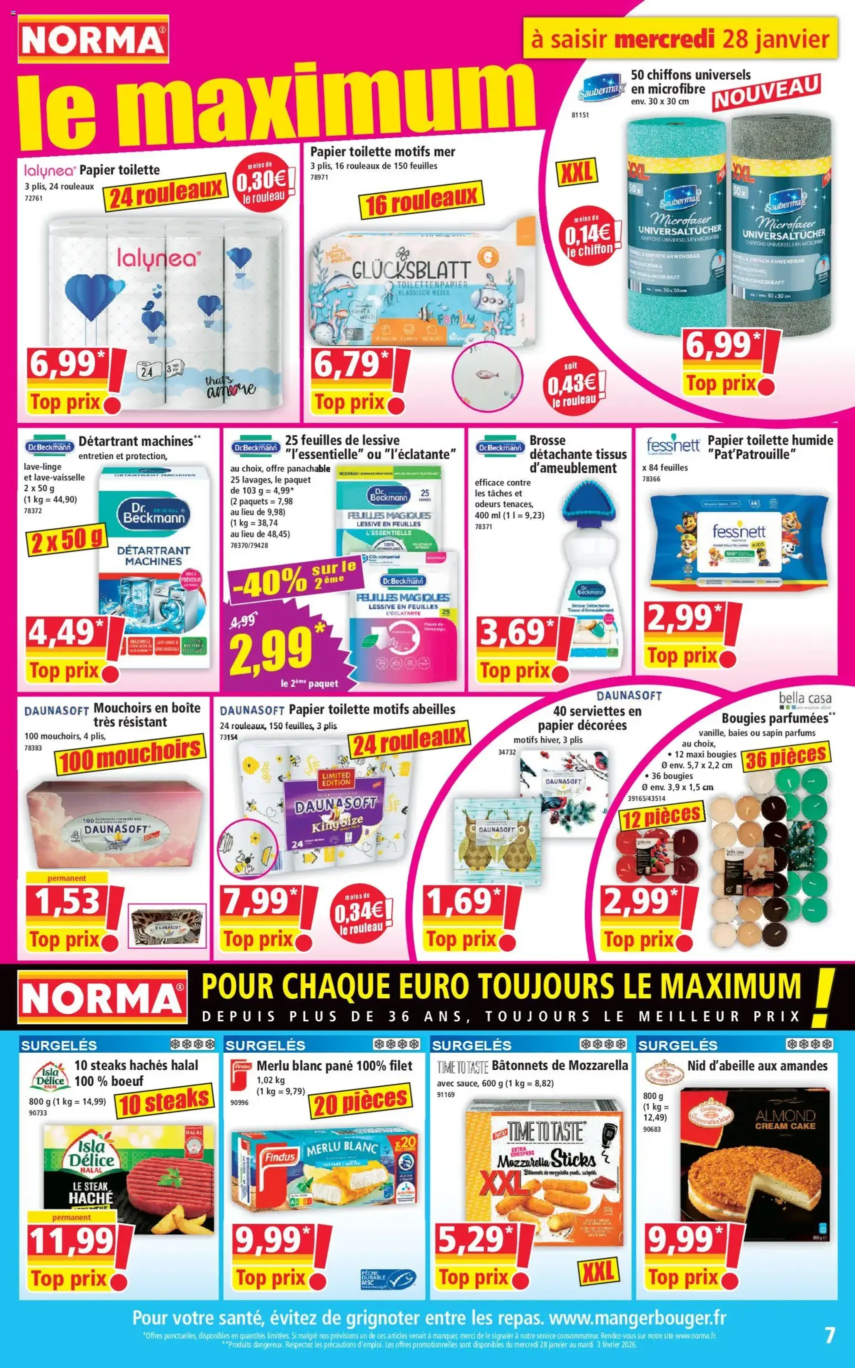 Norma catalogue - brochure valable à partir du 28/01/2026, page 7 sur 14