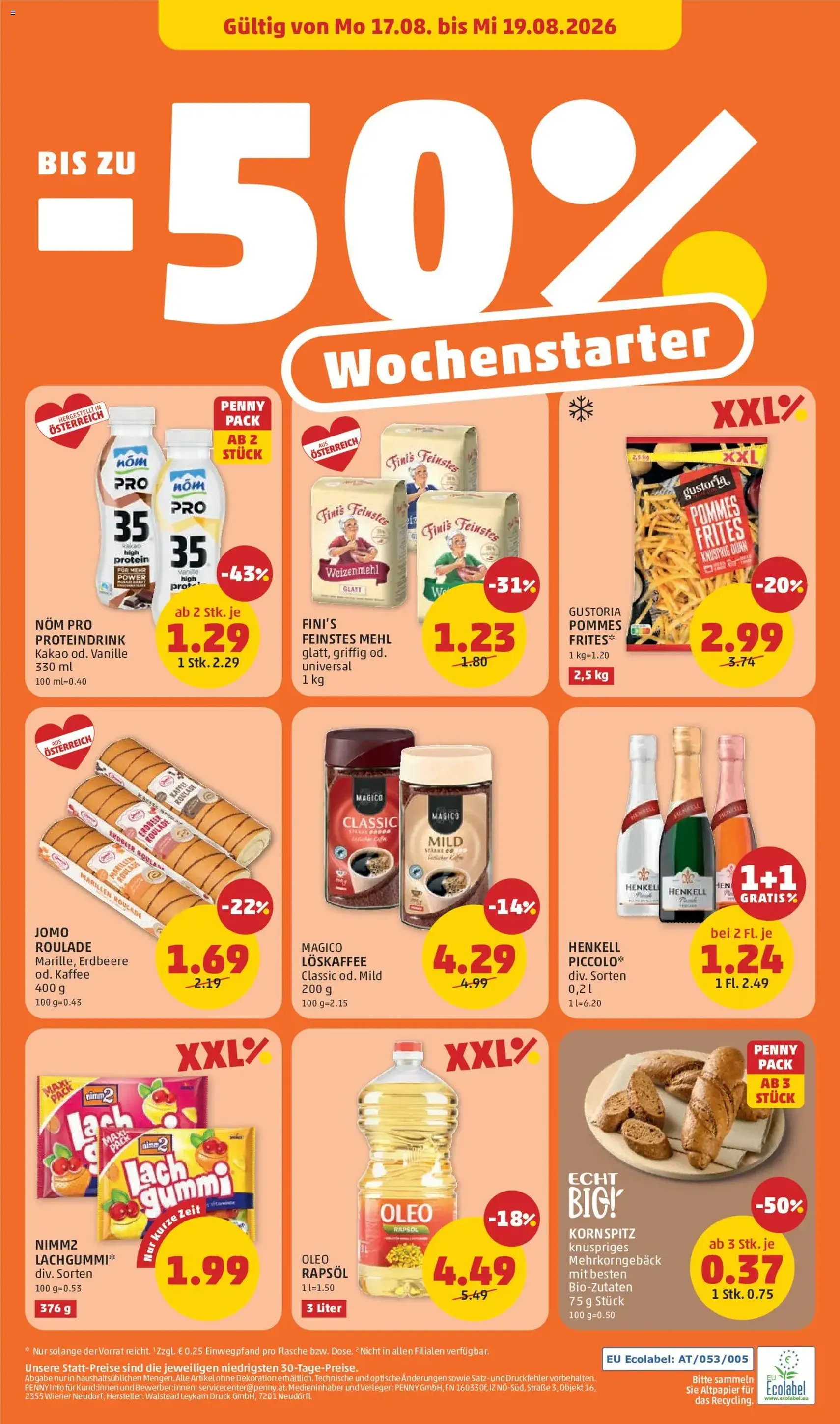 Penny Markt - Flugblatt - Gültiger Prospekt ab 13.08.2026, Seite 28 von insgesamt 32