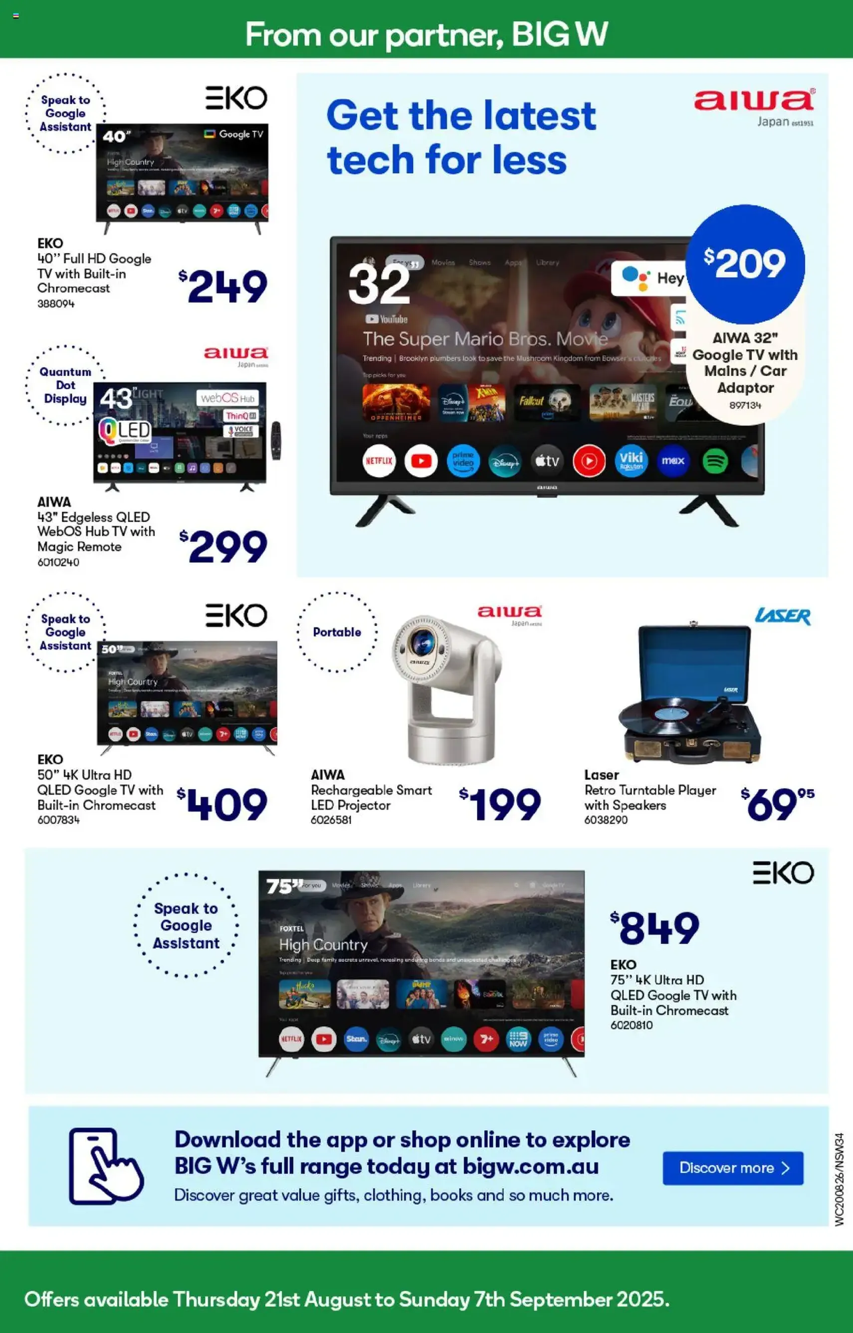 Weekly catalogue Woolworths NSW 20/08 - valid flyer from 20/08/2025, page 45 of 46 Weekly catalogue Woolworths NSW 20/08 - valid flyer from 20/08/2025, page 45 of 46