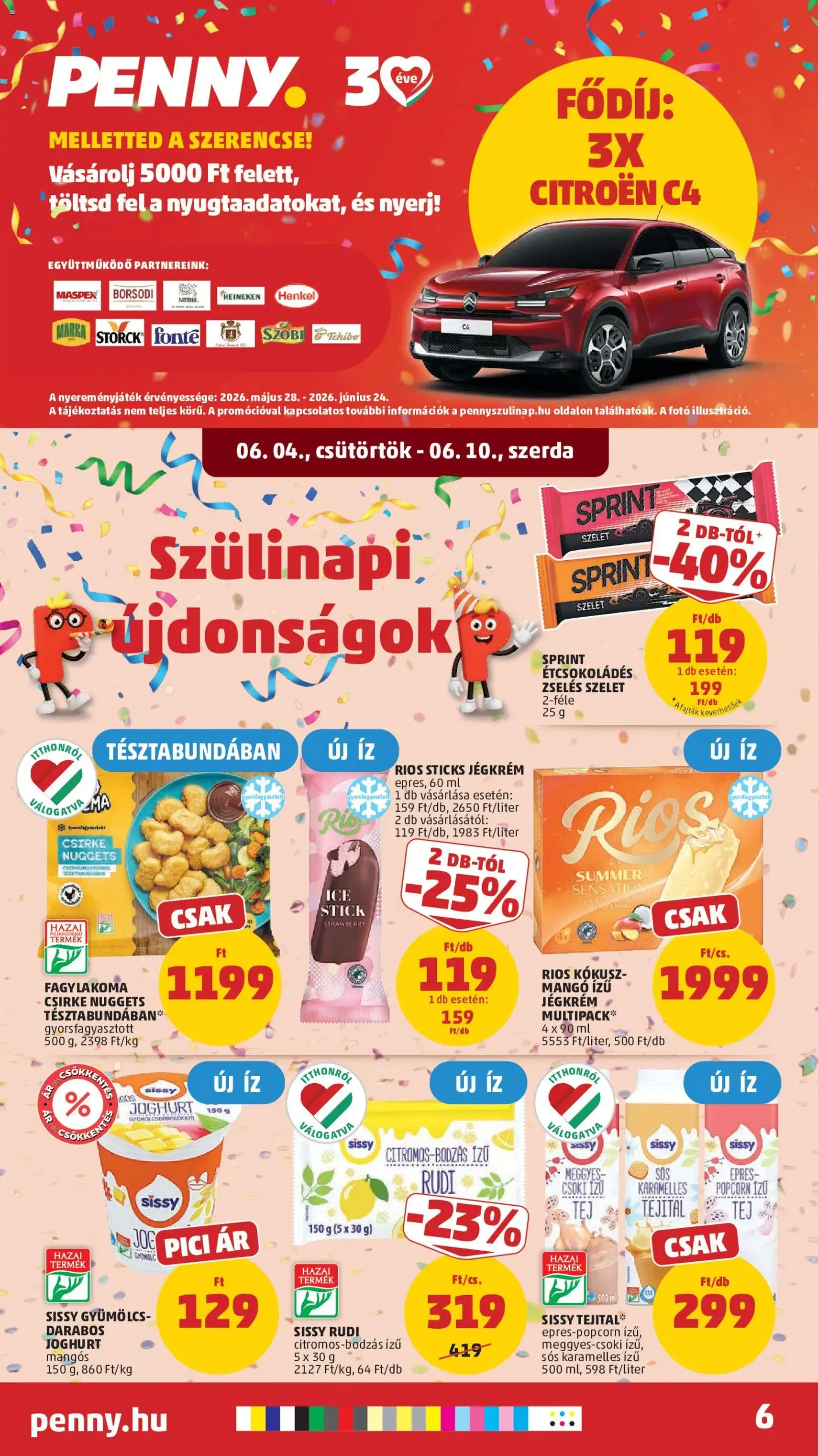 PENNY akciós újság - 2026.06.04. érvényes szórólap 10 oldal 42 oldalból