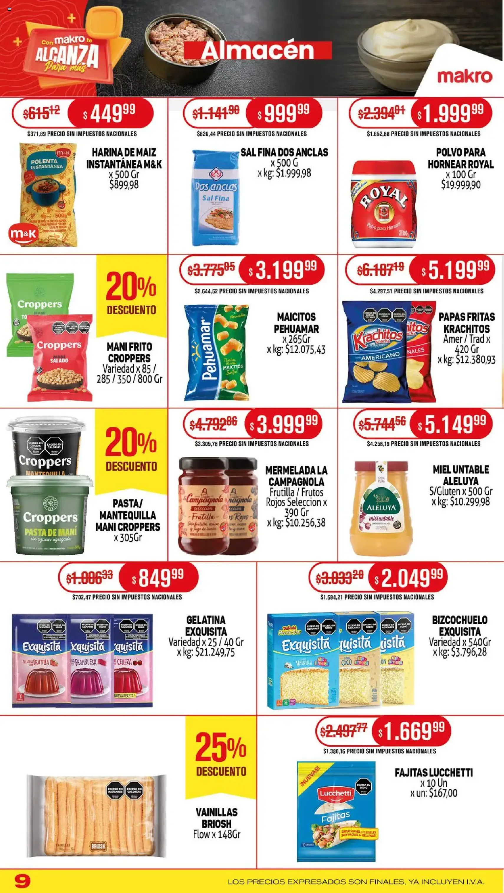 Makro ofertas - folleto válido desde 14/08/2025 página 9 de 20