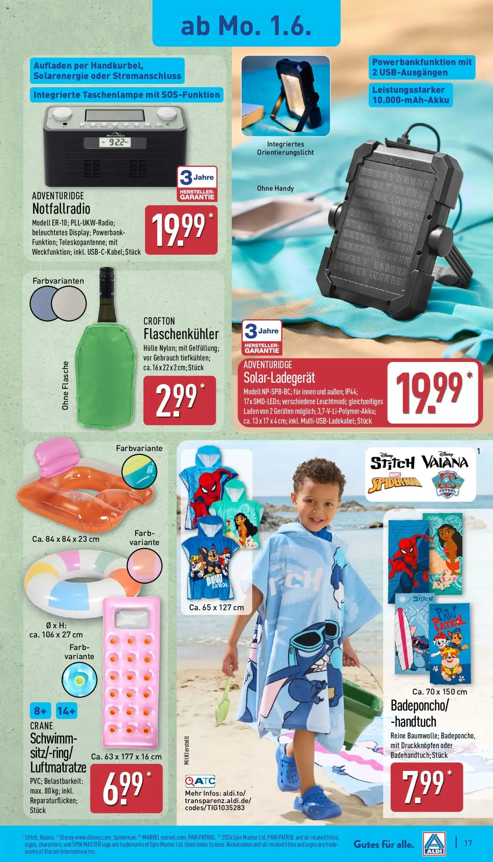 Aldi Prospekt - Gültiger Prospekt ab 01.06.2026, Seite 17 von insgesamt 37