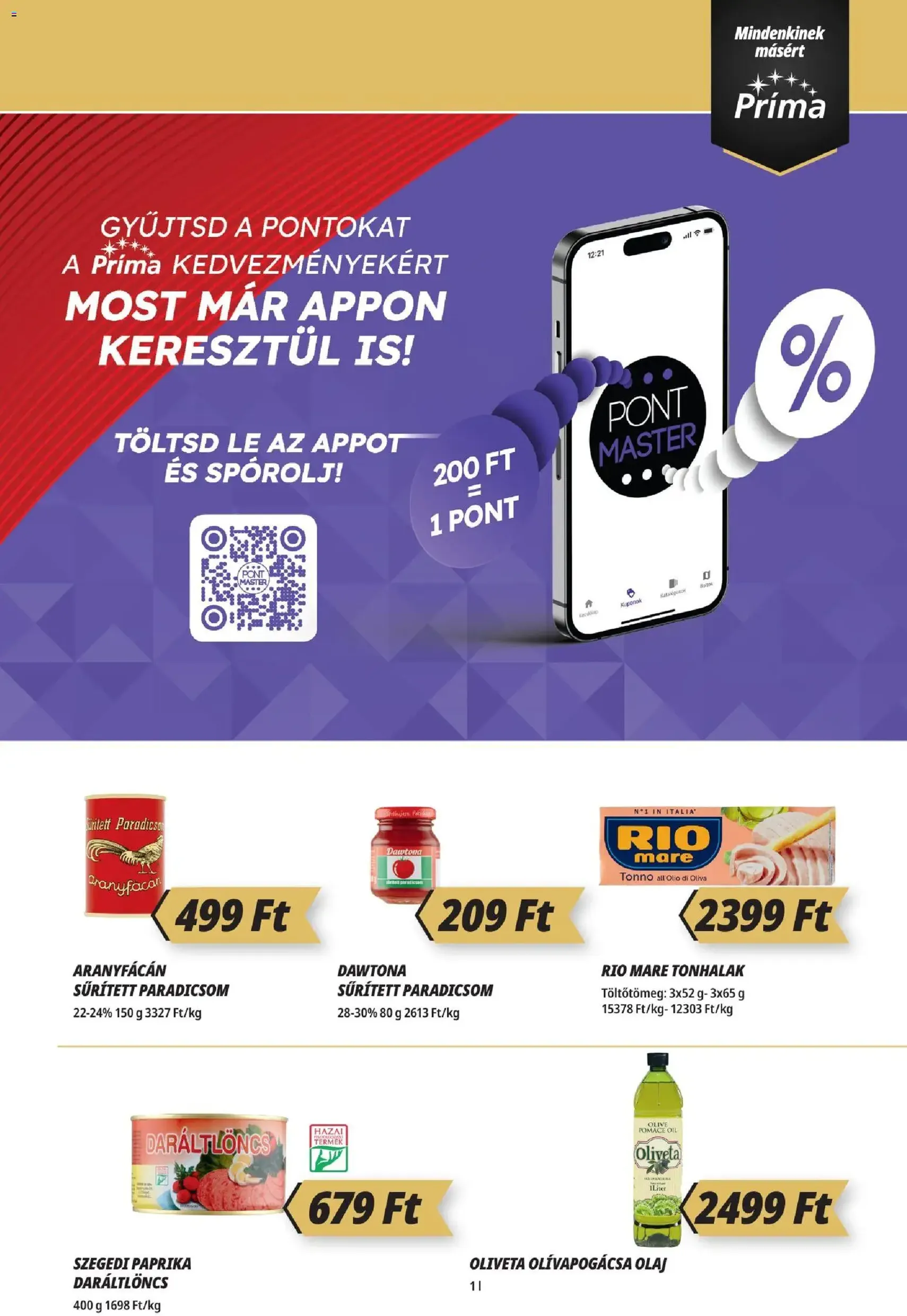 CBA Príma Akciós újság - 2026.02.12. érvényes szórólap 7 oldal 12 oldalból