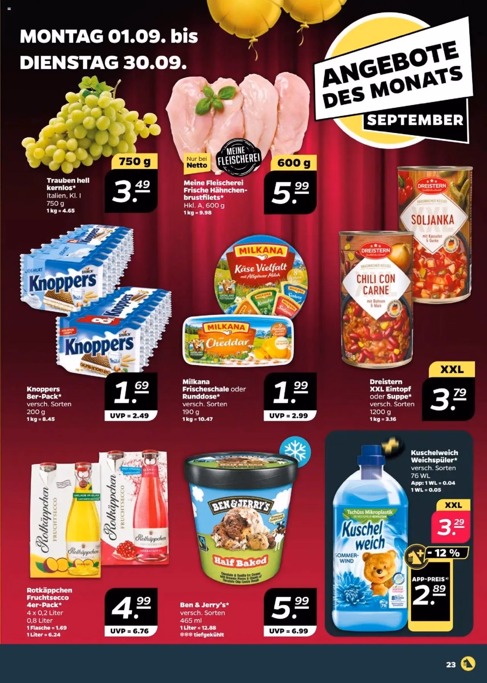 Netto Prospekt - Gültiger Prospekt ab 01.09.2025, Seite 23 von insgesamt 50 Netto Prospekt - Gültiger Prospekt ab 01.09.2025, Seite 23 von insgesamt 50