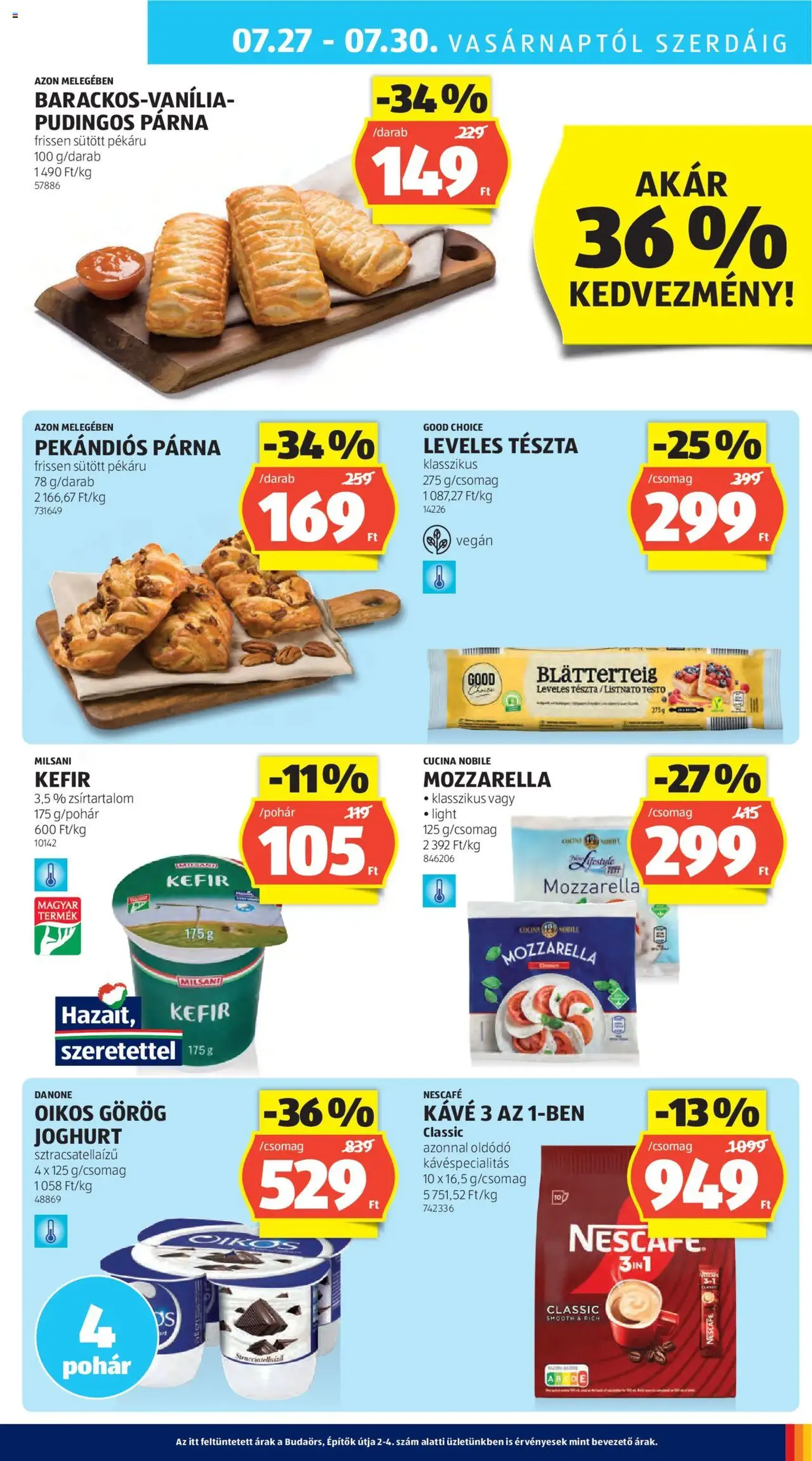 Aldi Akciós újság - 2025.07.24. érvényes szórólap 29 oldal 50 oldalból Aldi Akciós újság - 2025.07.24. érvényes szórólap 29 oldal 50 oldalból