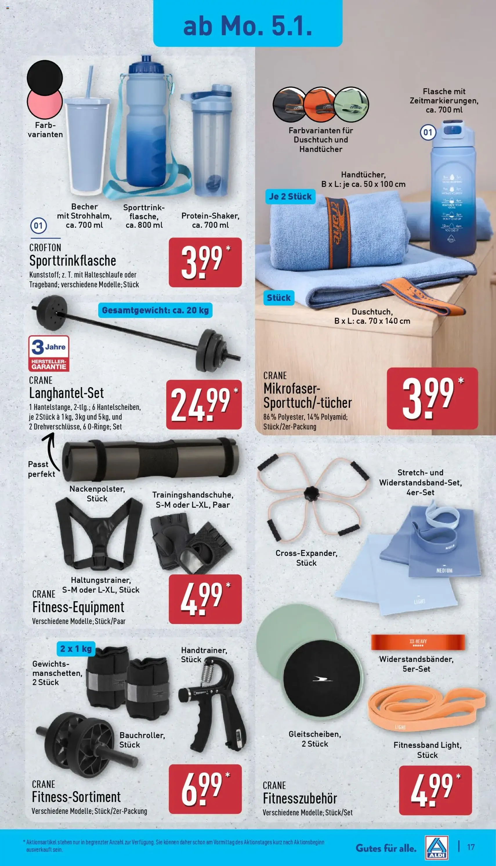 Aldi Prospekt - Gültiger Prospekt ab 05.01.2026, Seite 17 von insgesamt 38