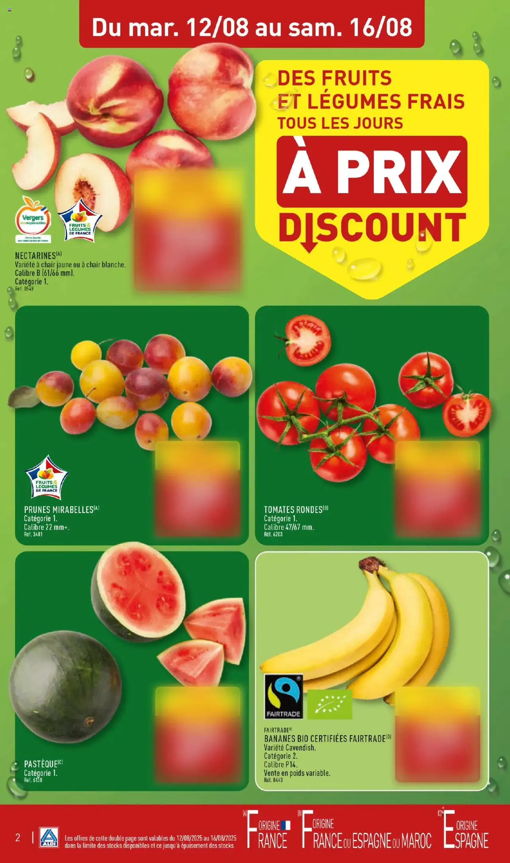 Aldi catalogue semaine 33 - brochure valable à partir du 12/08/2025, page 4 sur 51 Aldi catalogue semaine 33 - brochure valable à partir du 12/08/2025, page 4 sur 51