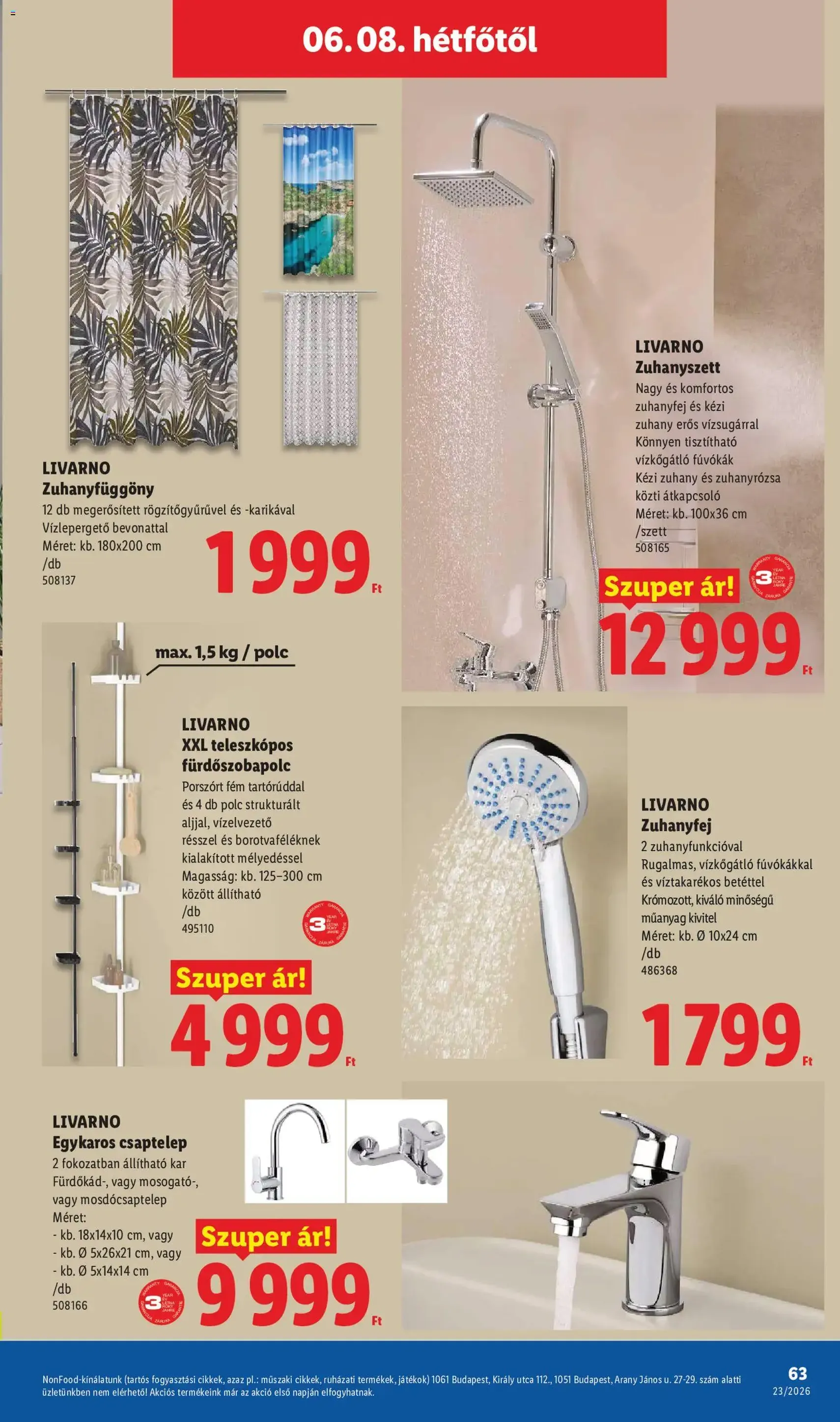 Lidl akciós újság - 2026.06.04. érvényes szórólap 63 oldal 80 oldalból
