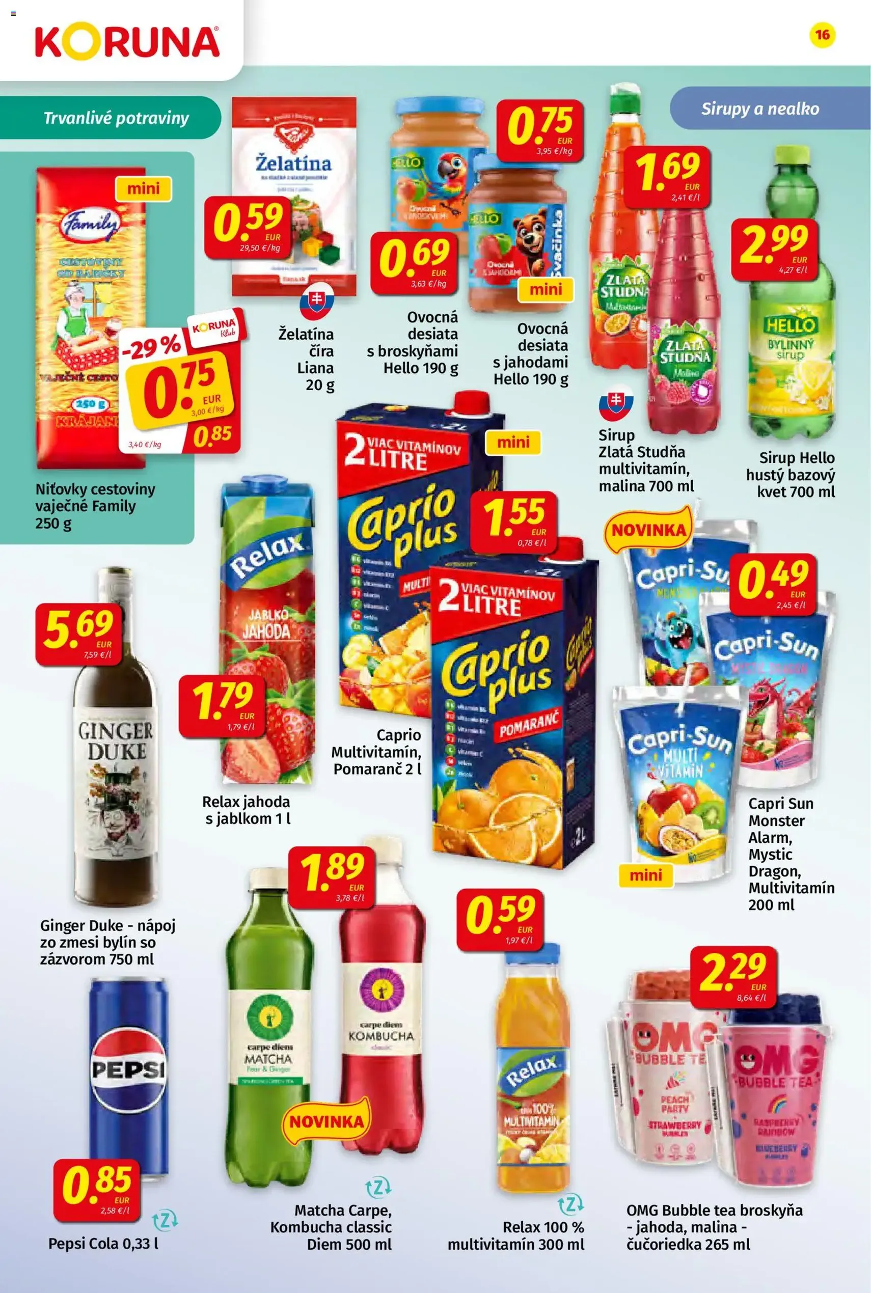 Koruna leták - platný leták od 17.07.2026 strana 16 z 24
