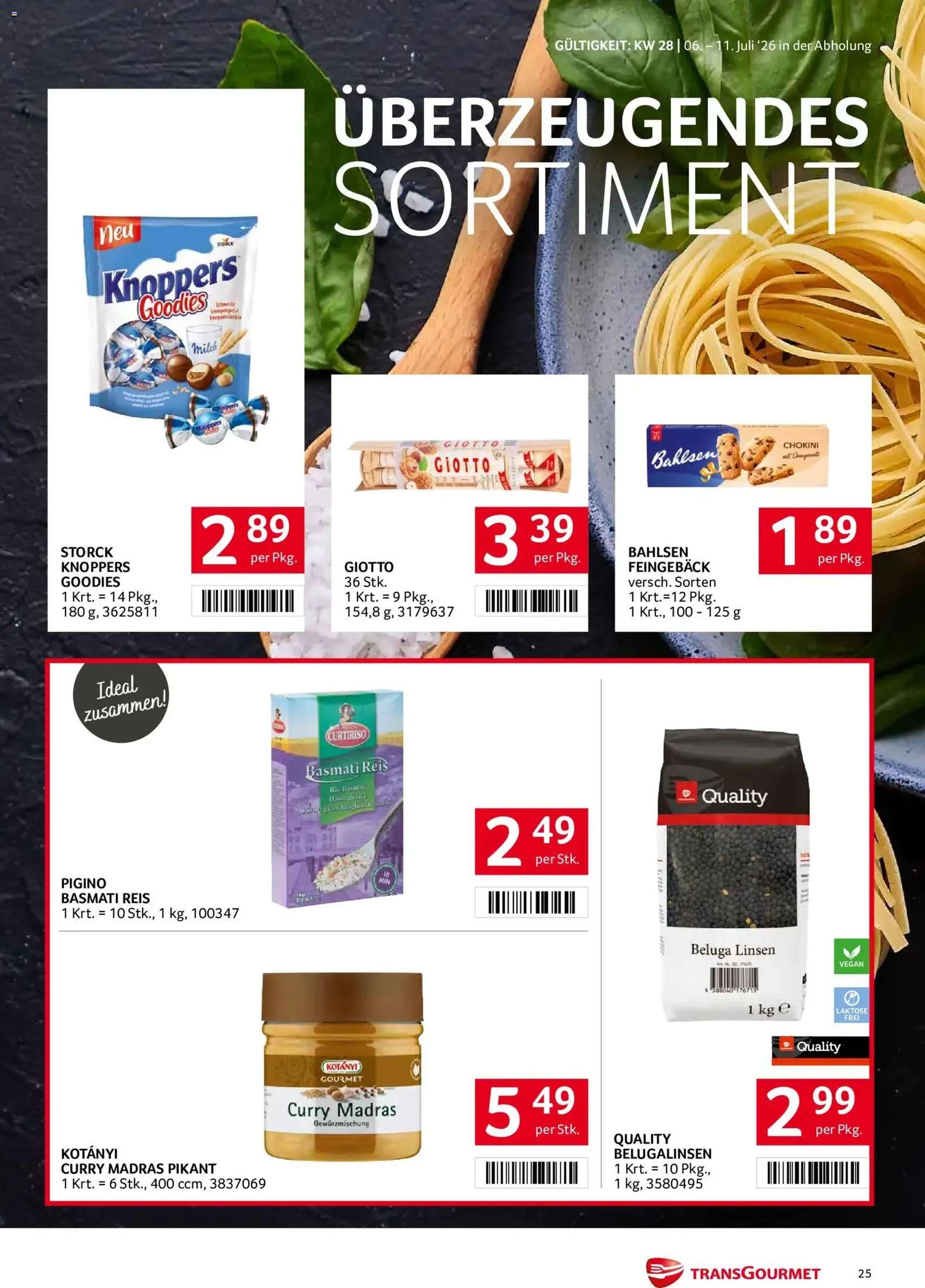 Transgourmet Flugblatt - Gültiger Prospekt ab 06.07.2026, Seite 25 von insgesamt 28